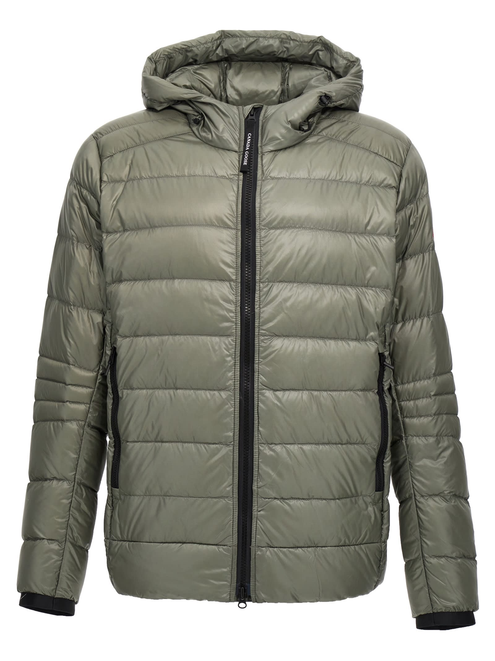 Shop Canada Goose Crofton Down Jacket In Green