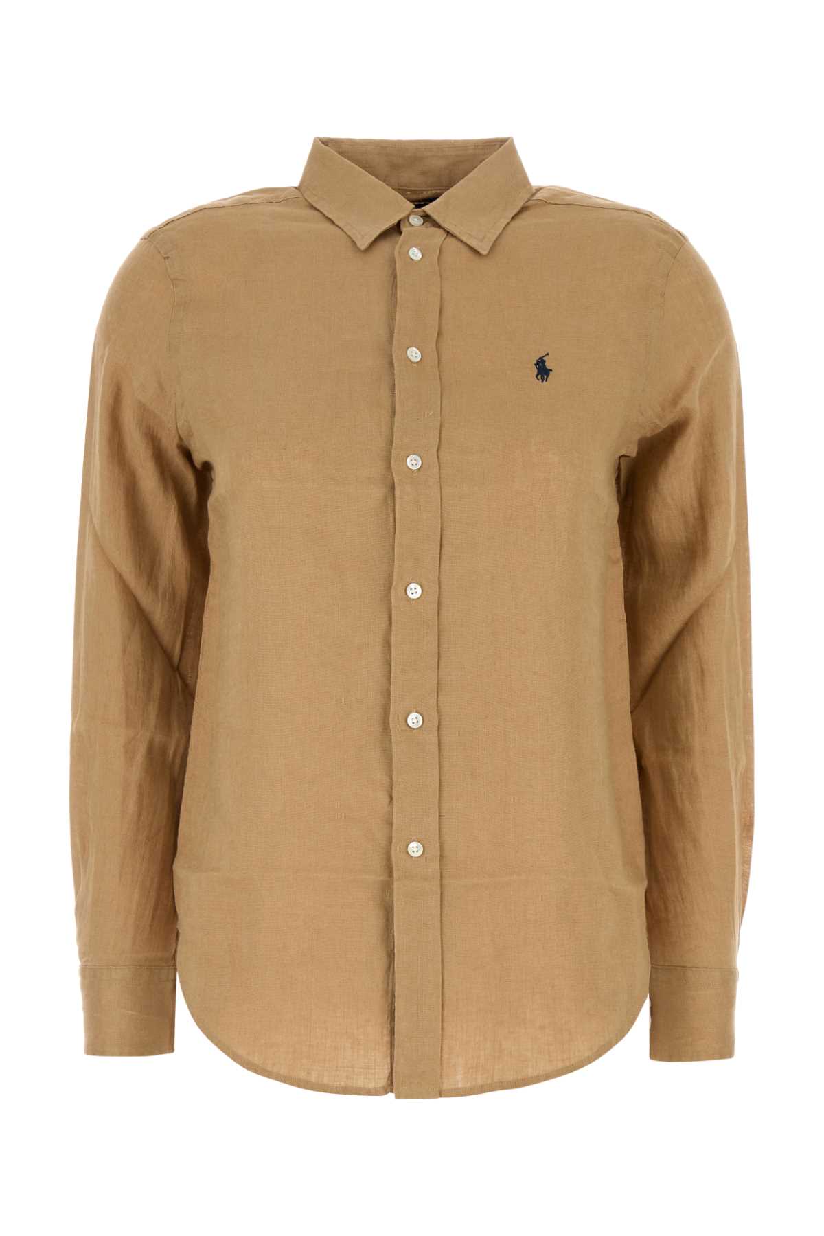 Camel Linen Shirt