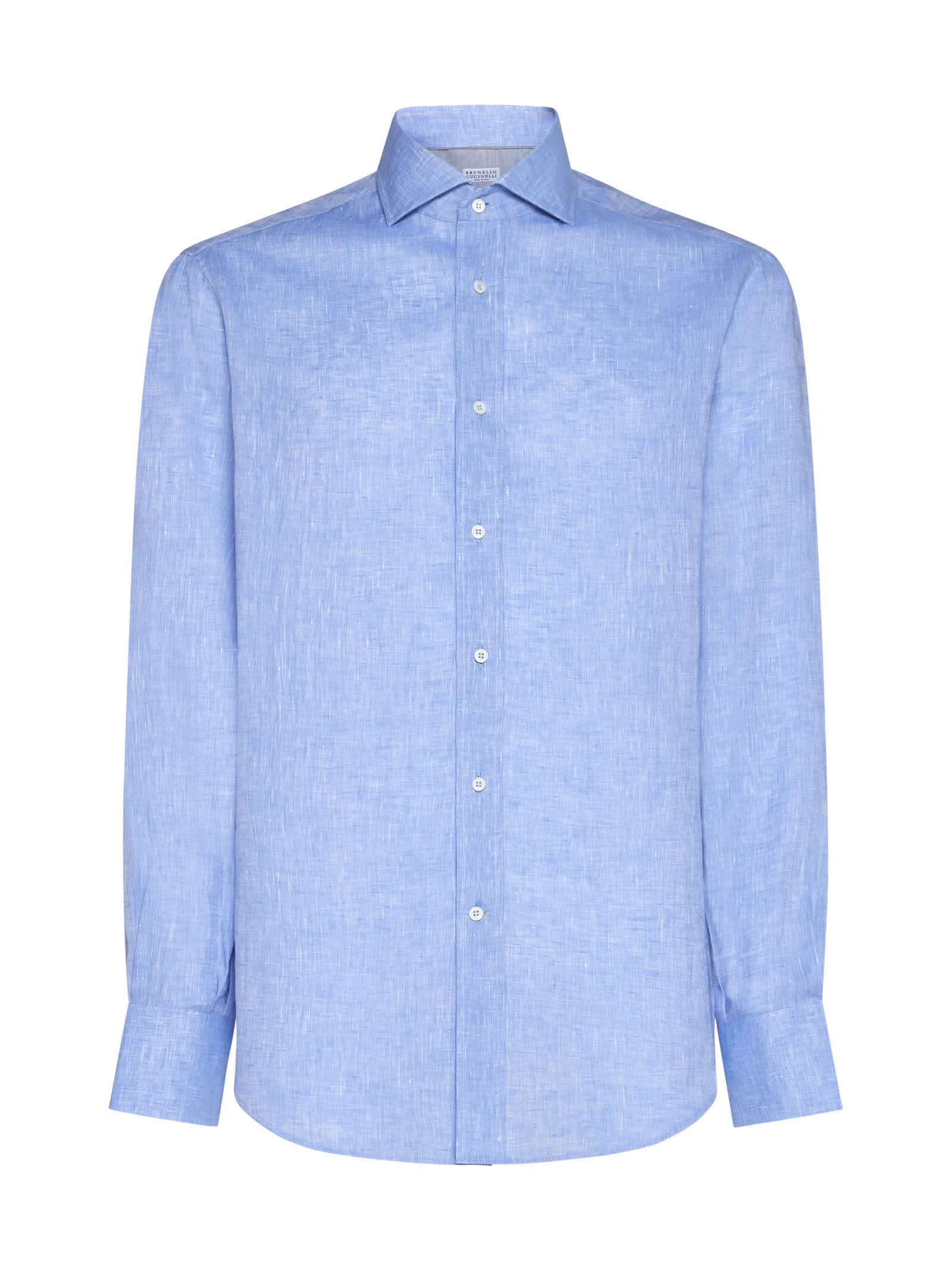 Brunello Cucinelli Shirt In Azzurro