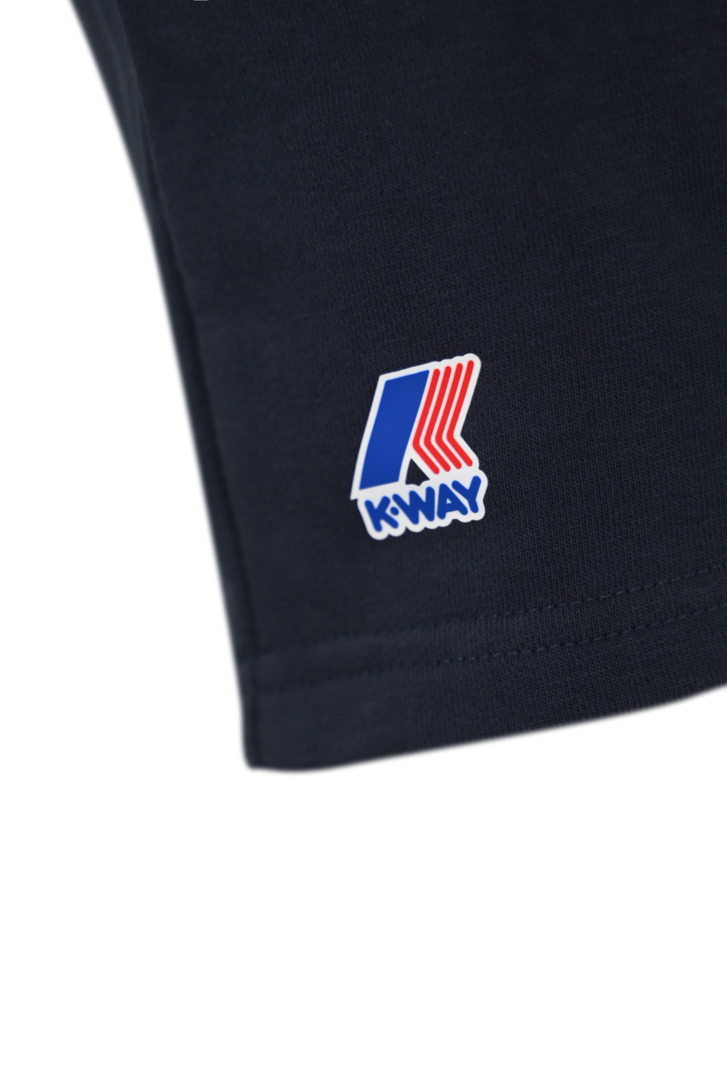K-way Le Vrai Dorian Poly Cotton Shorts In Blue Depth