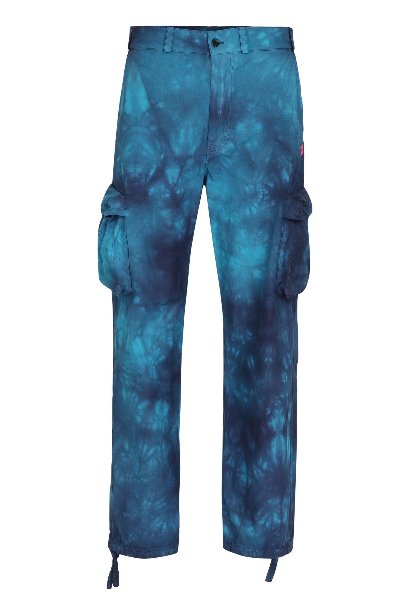 OFF-WHITE COTTON CARGO-TROUSERS,11353279