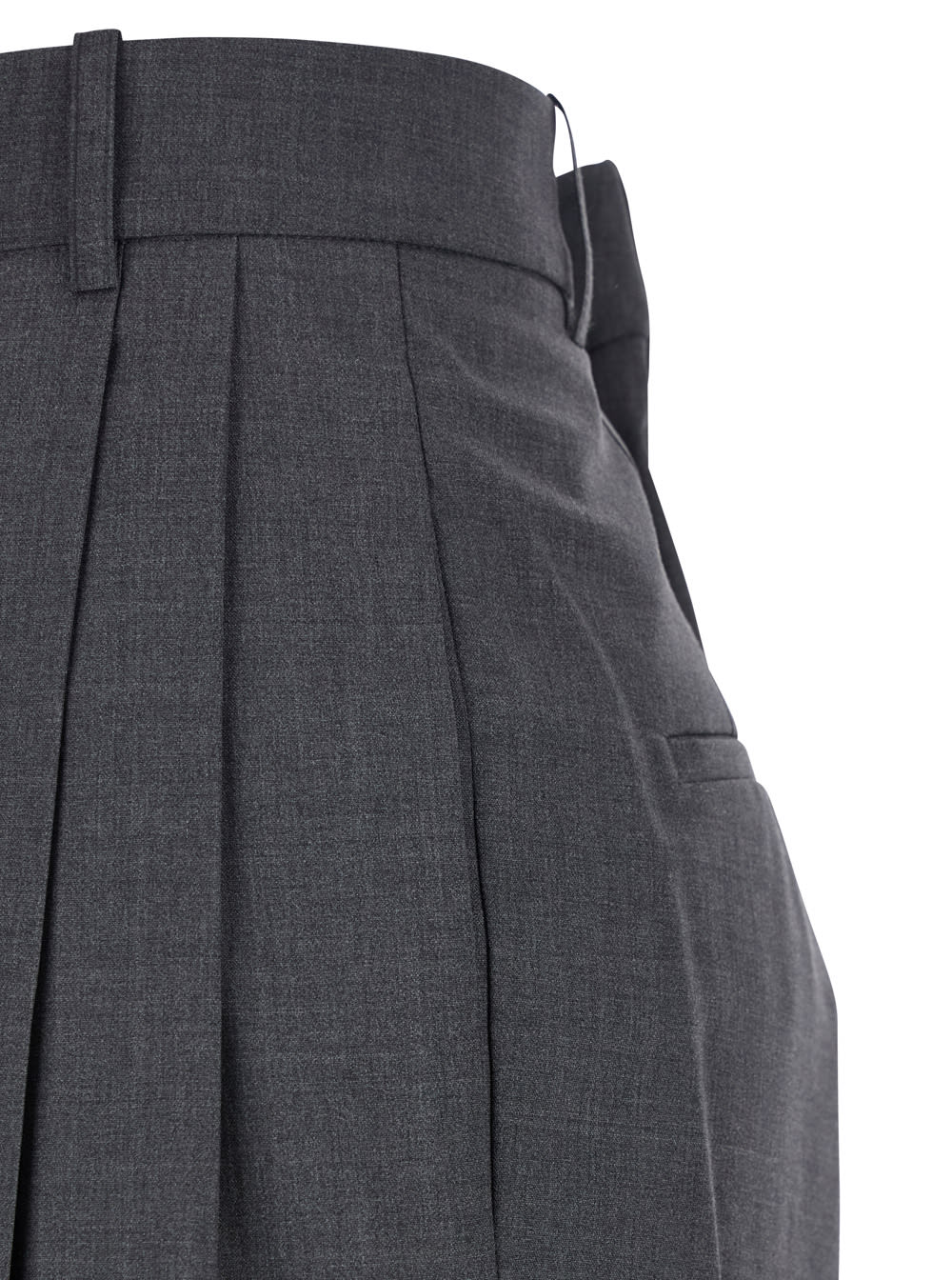 Rohe Highwaist Tailored Trousers In Gray