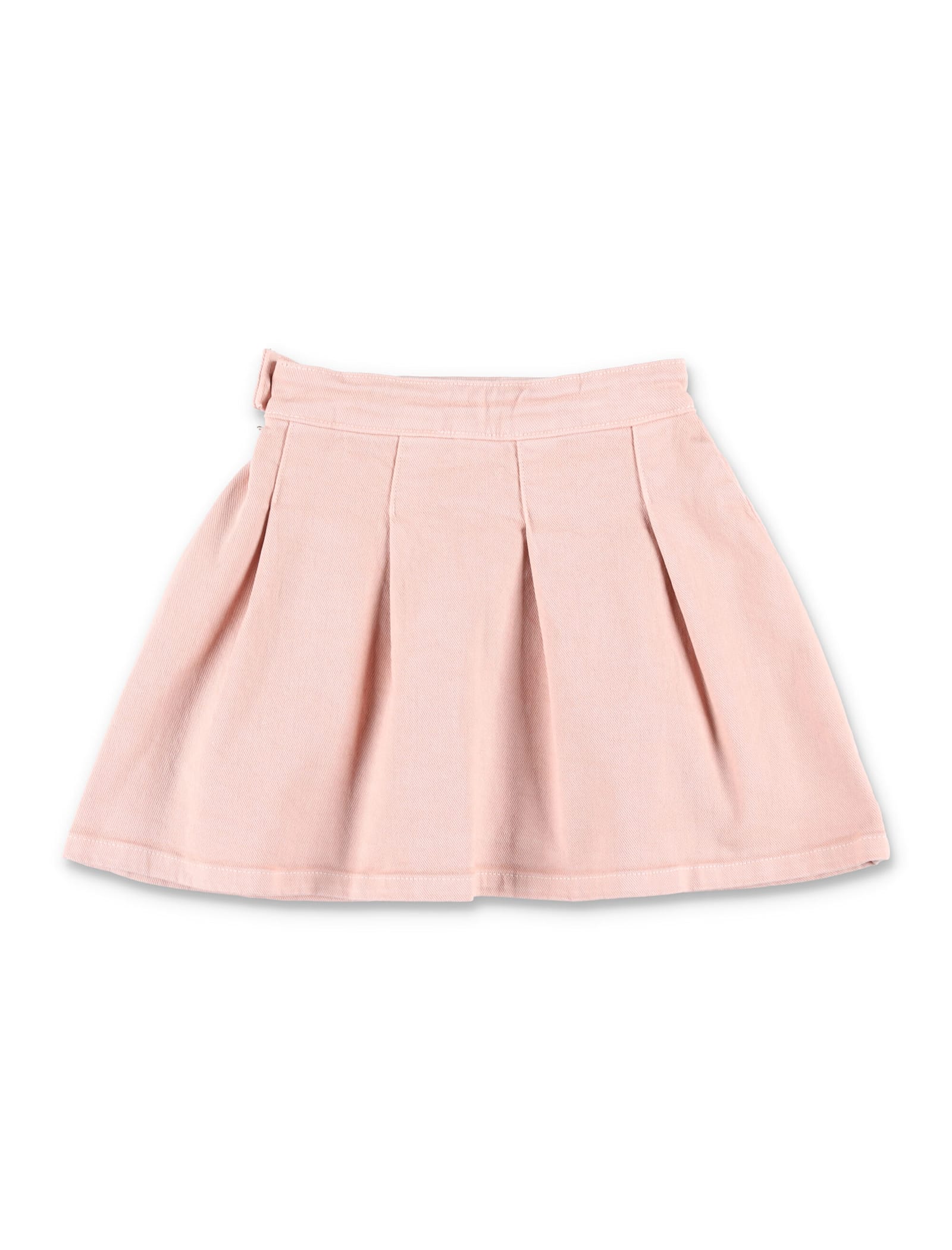 Bonpoint Jedda Girls Pleated Skirt In Organic Cotton In Pink
