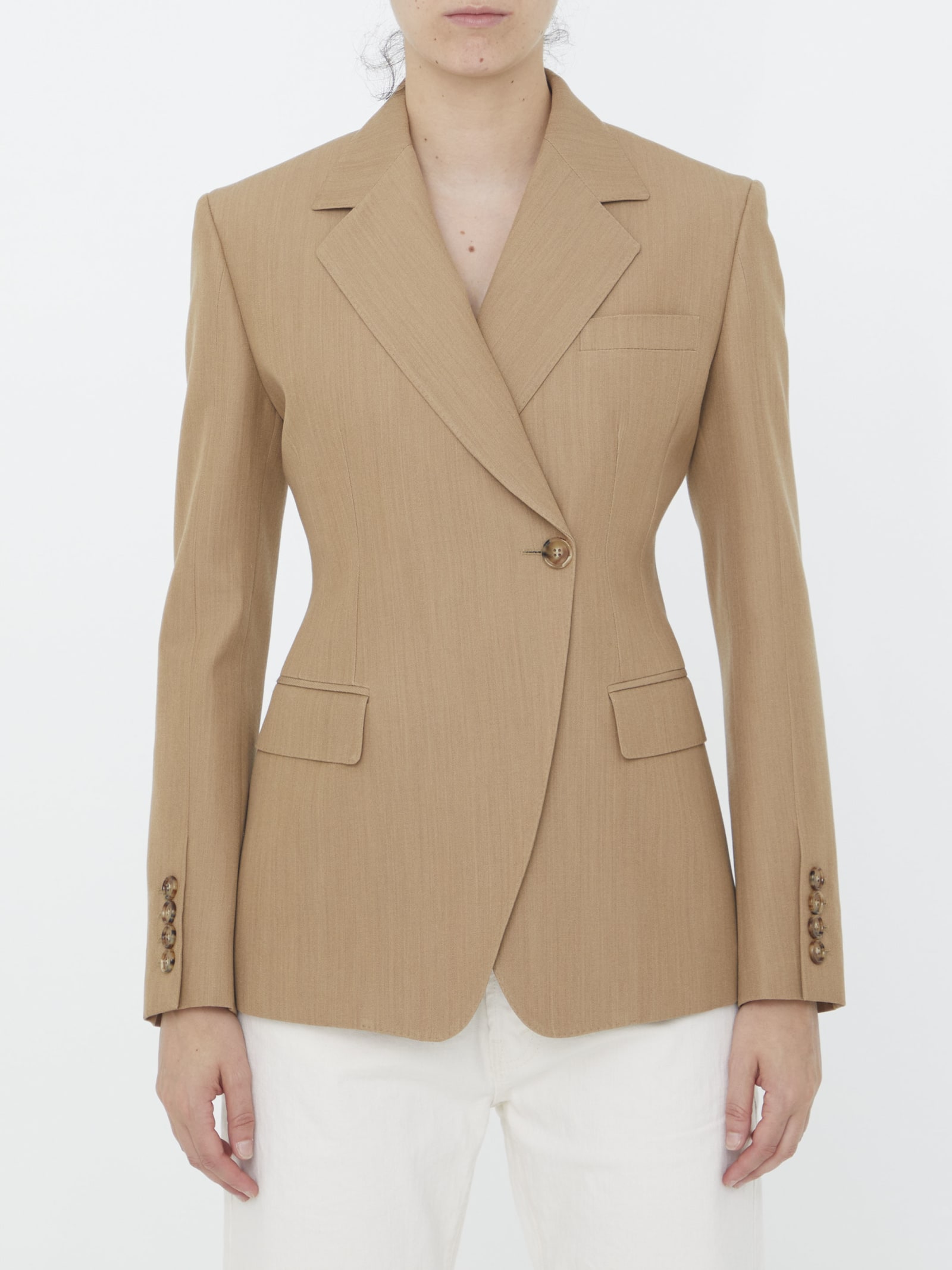 BURBERRY WOOL TAILORED JACKET
