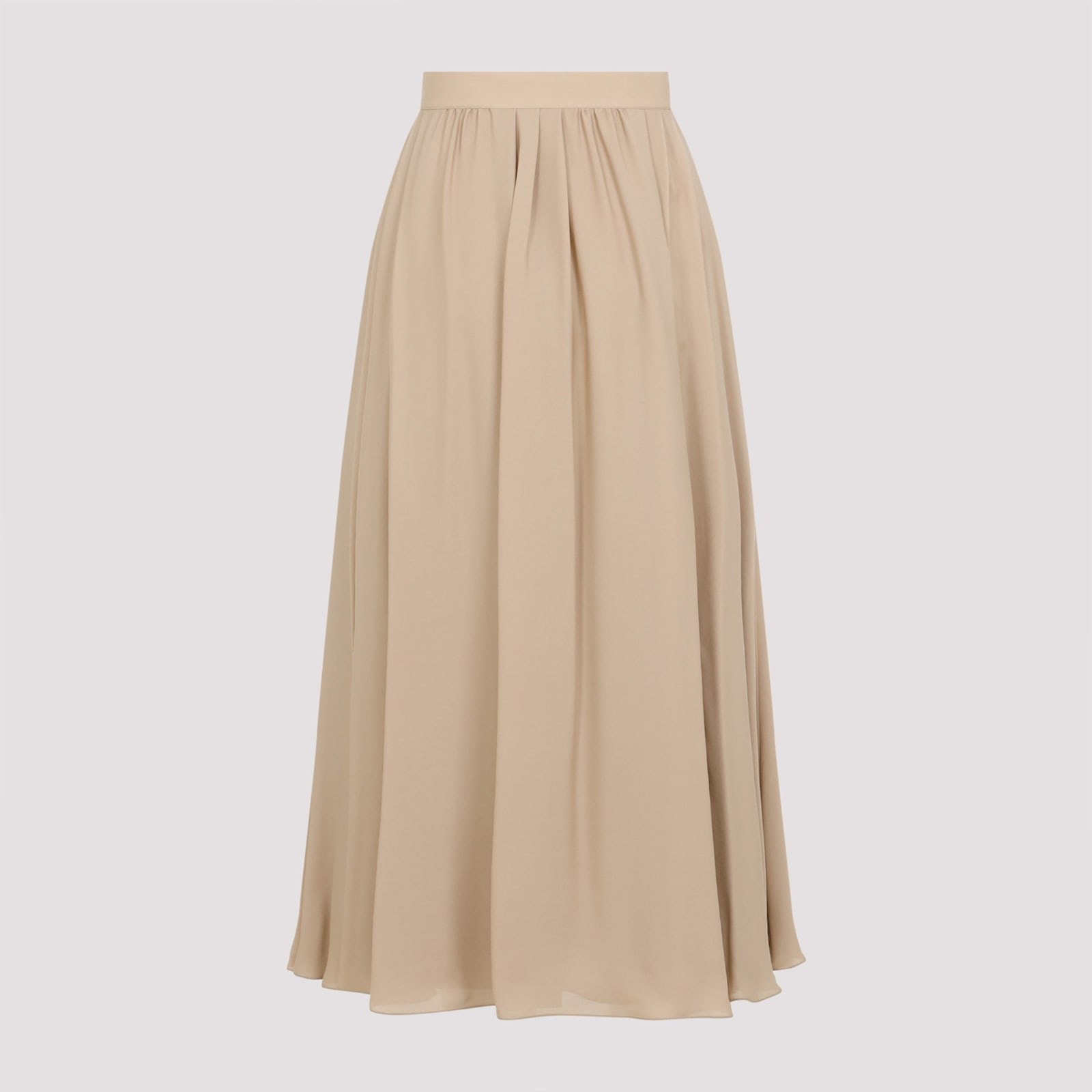Shop Polo Ralph Lauren A Line Skirt In Lux Tan