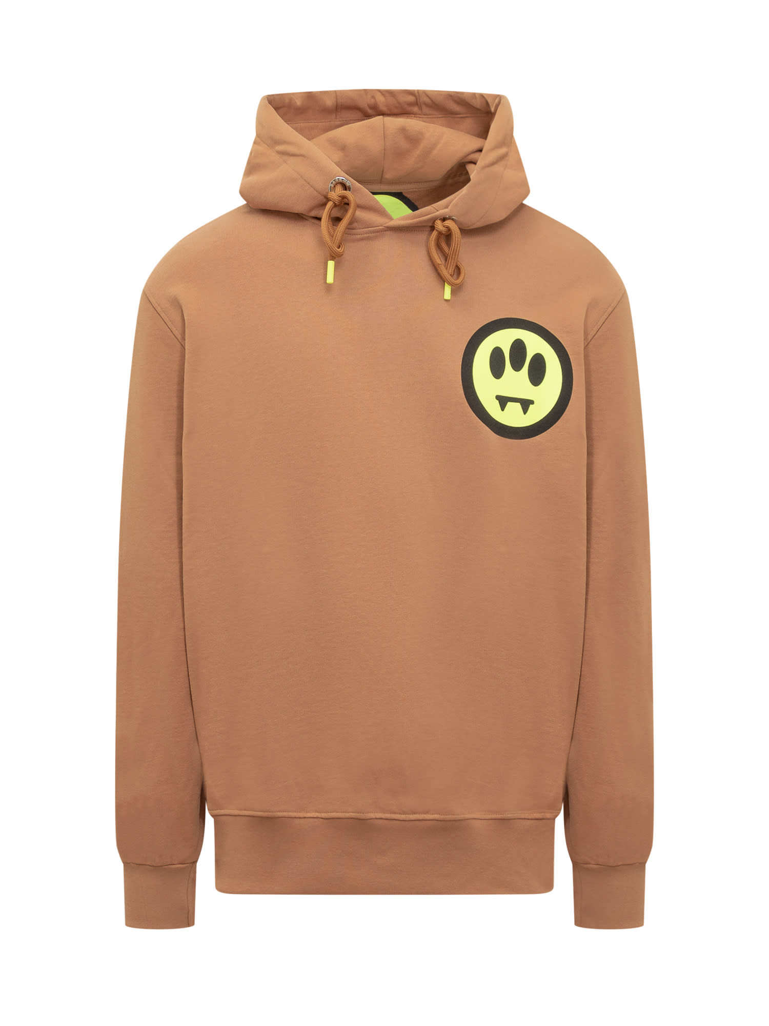 Barrow Hoodie With Logo In Burnt Sand