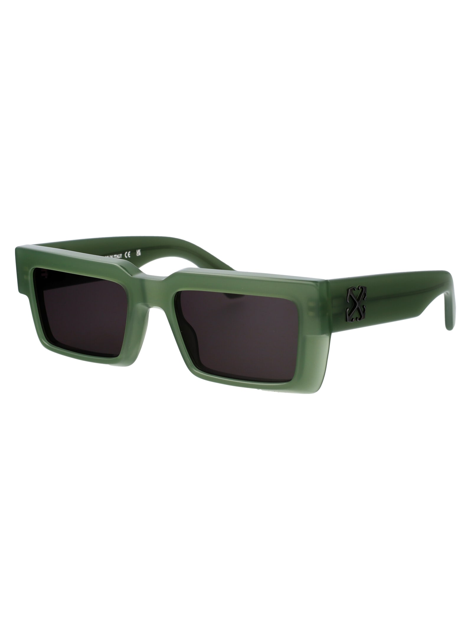 Shop Off-white Moberly Sunglasses In 5707 Sage Green