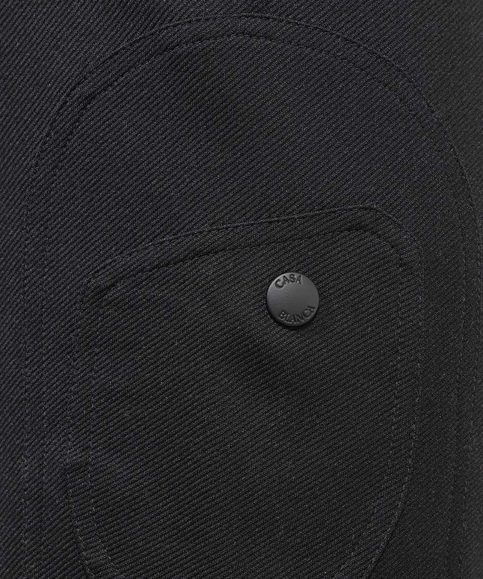 Casablanca Tailored Legging Lurex In Blue