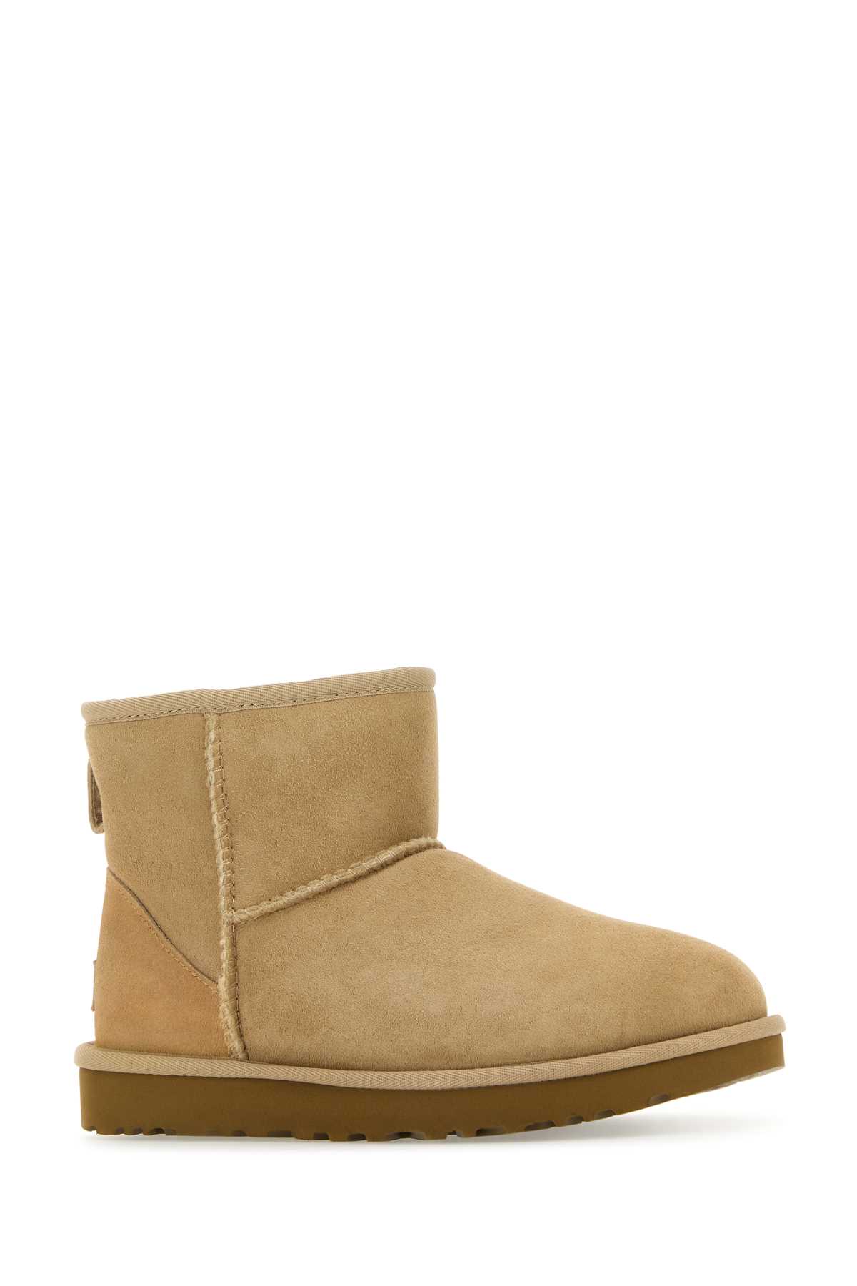 Ugg Sand Suede Classic Ultra Mini Ankle Boots