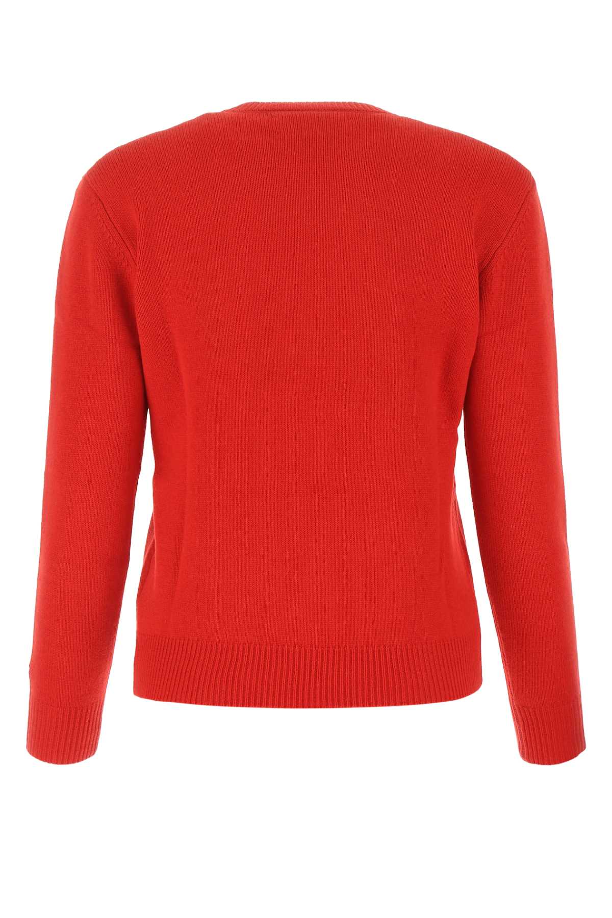Mc2 Saint Barth Red Wool Blend Sweater In 41