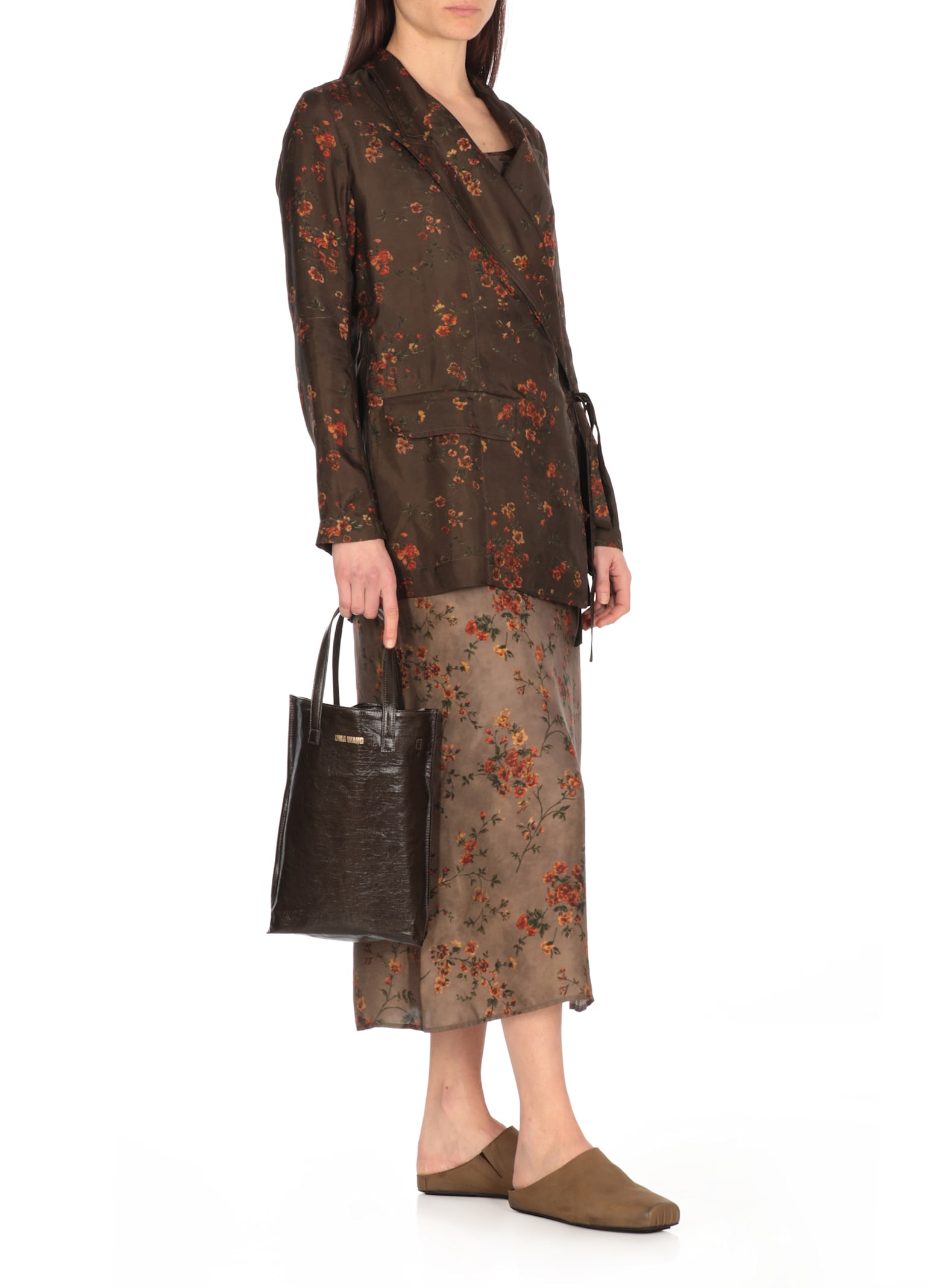 Uma Wang Khloe Blazer In Brown
