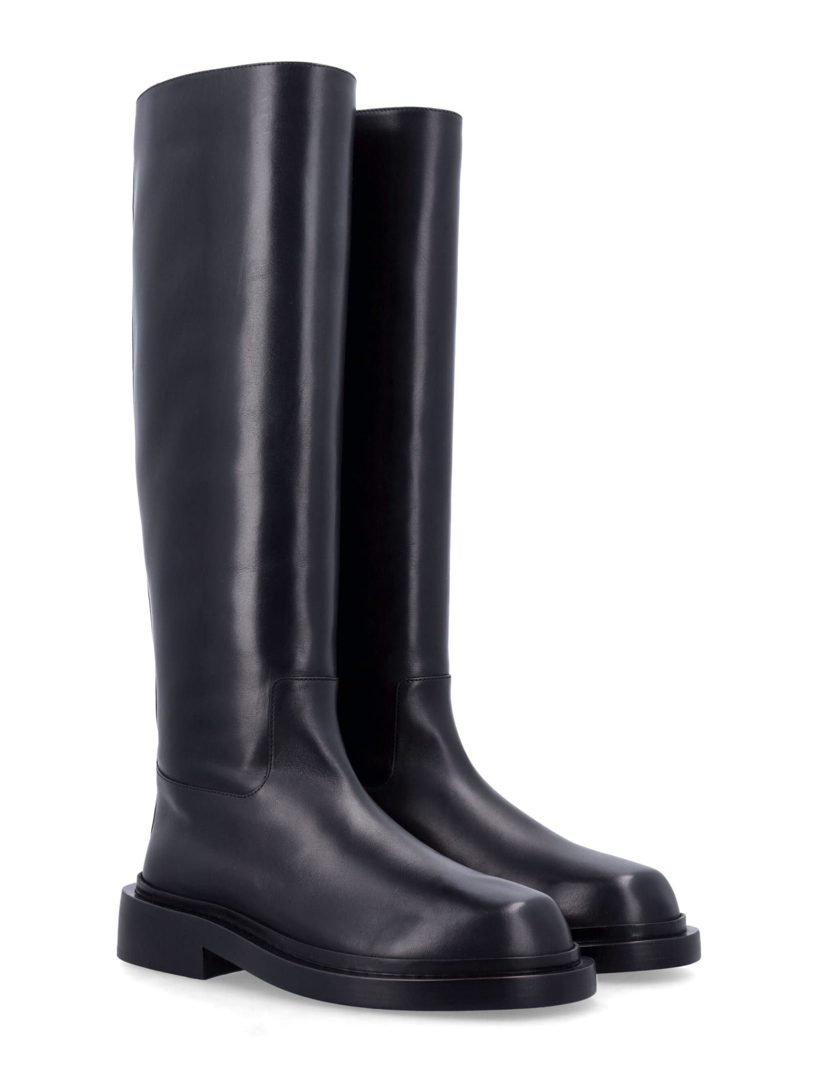 Shop Jil Sander Tubolar Boots In Black