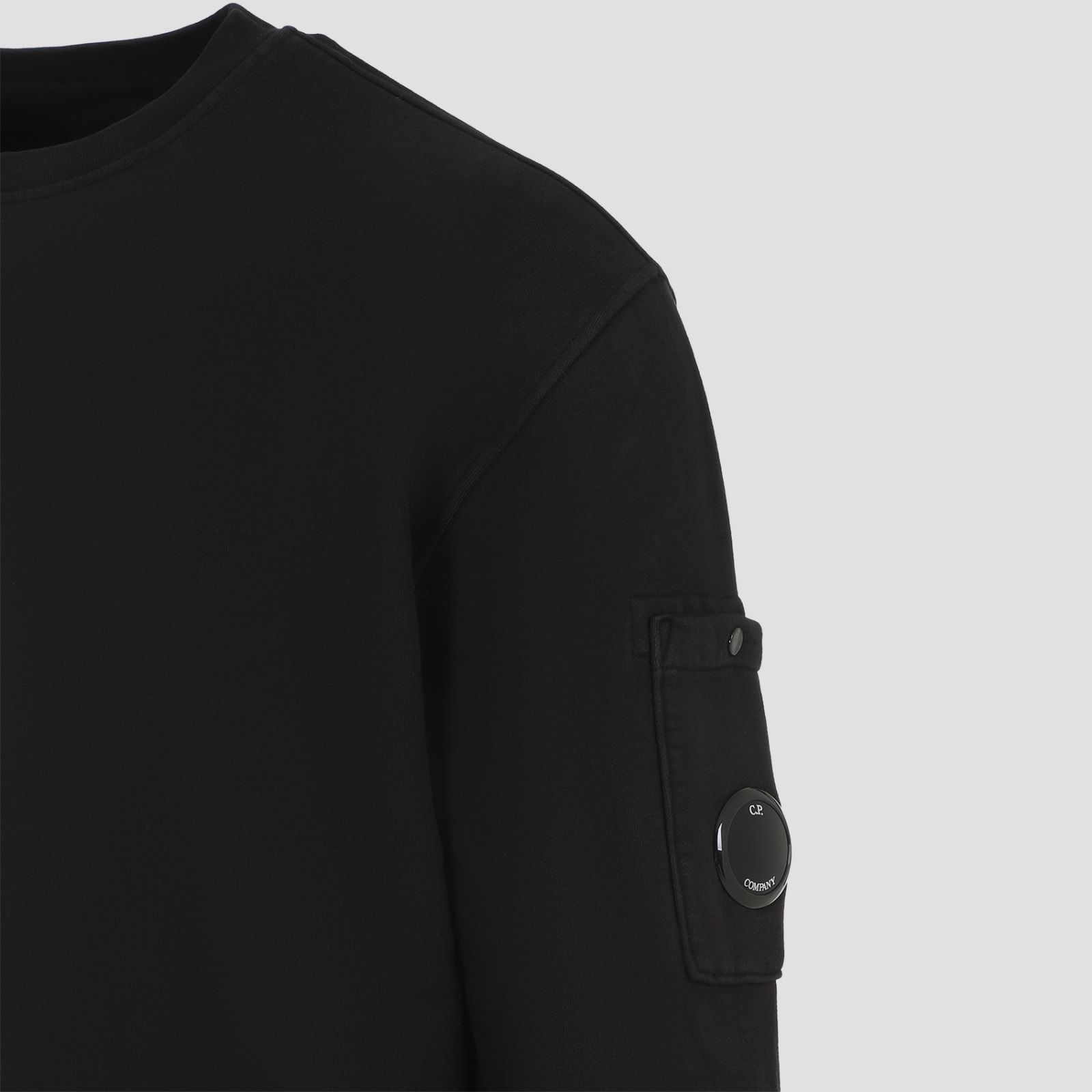 Shop C.p. Company Sweatshirt In Black