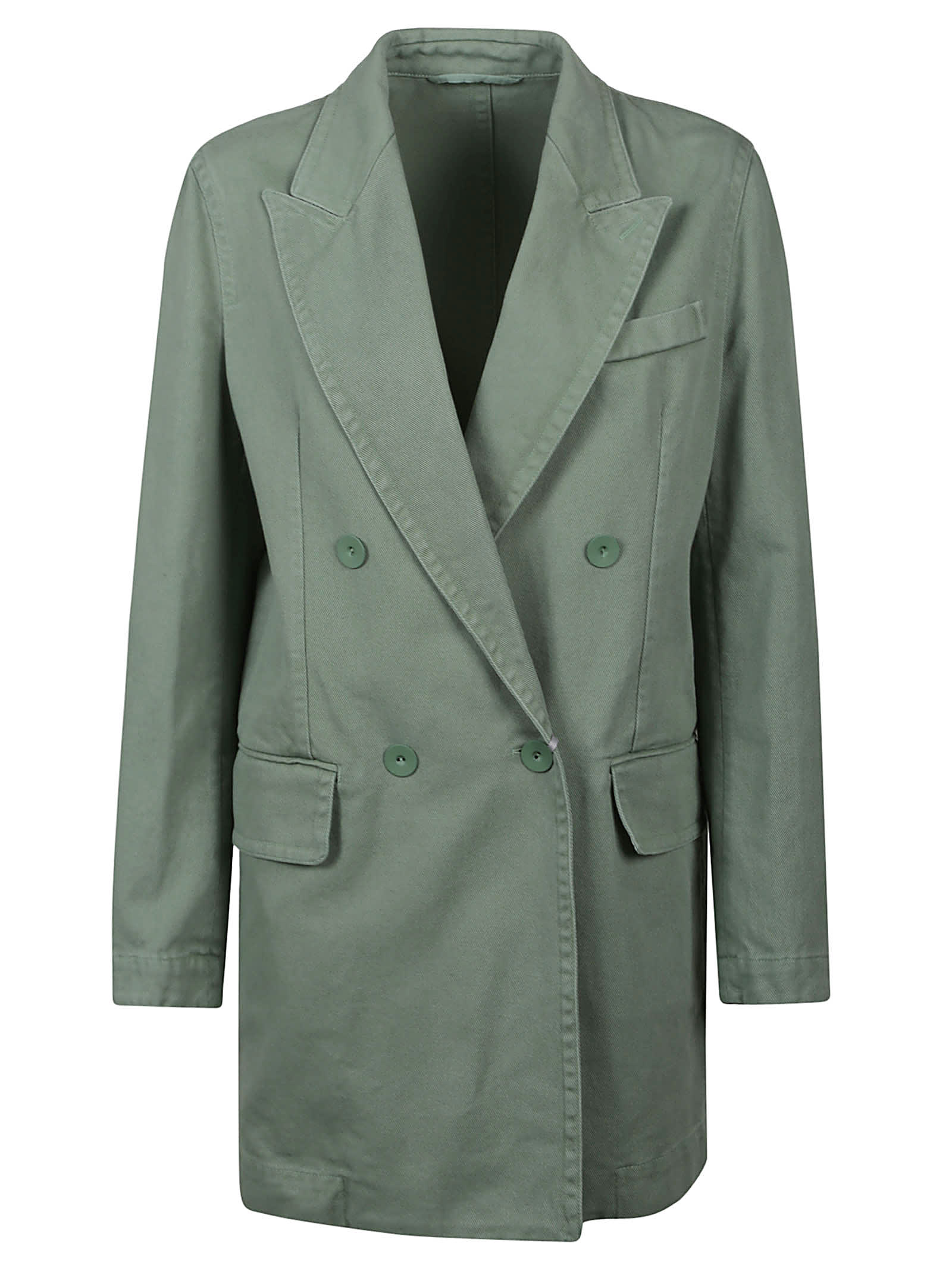 MAX MARA ZENOBIA COTTON DRILL BLAZER