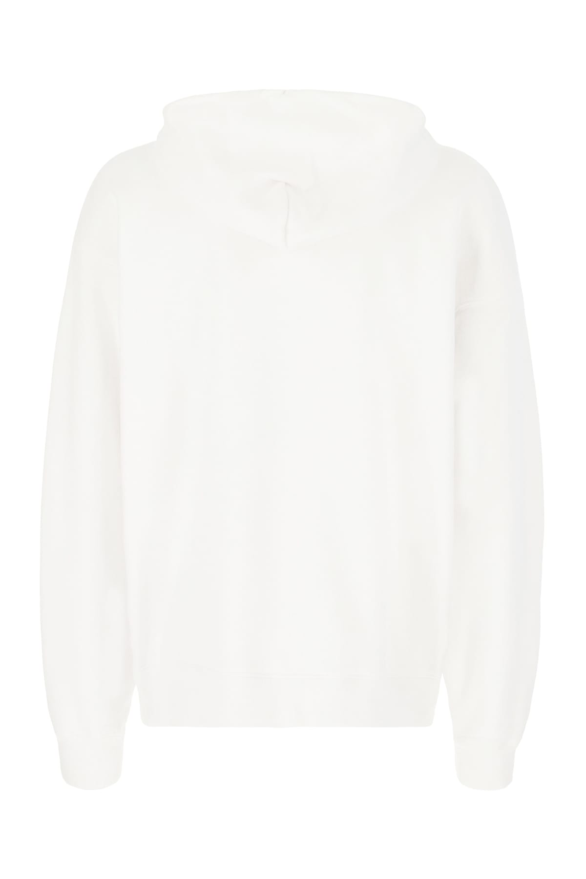 Shop Off-white White Cotton Oversize Sweatshirt In White Black