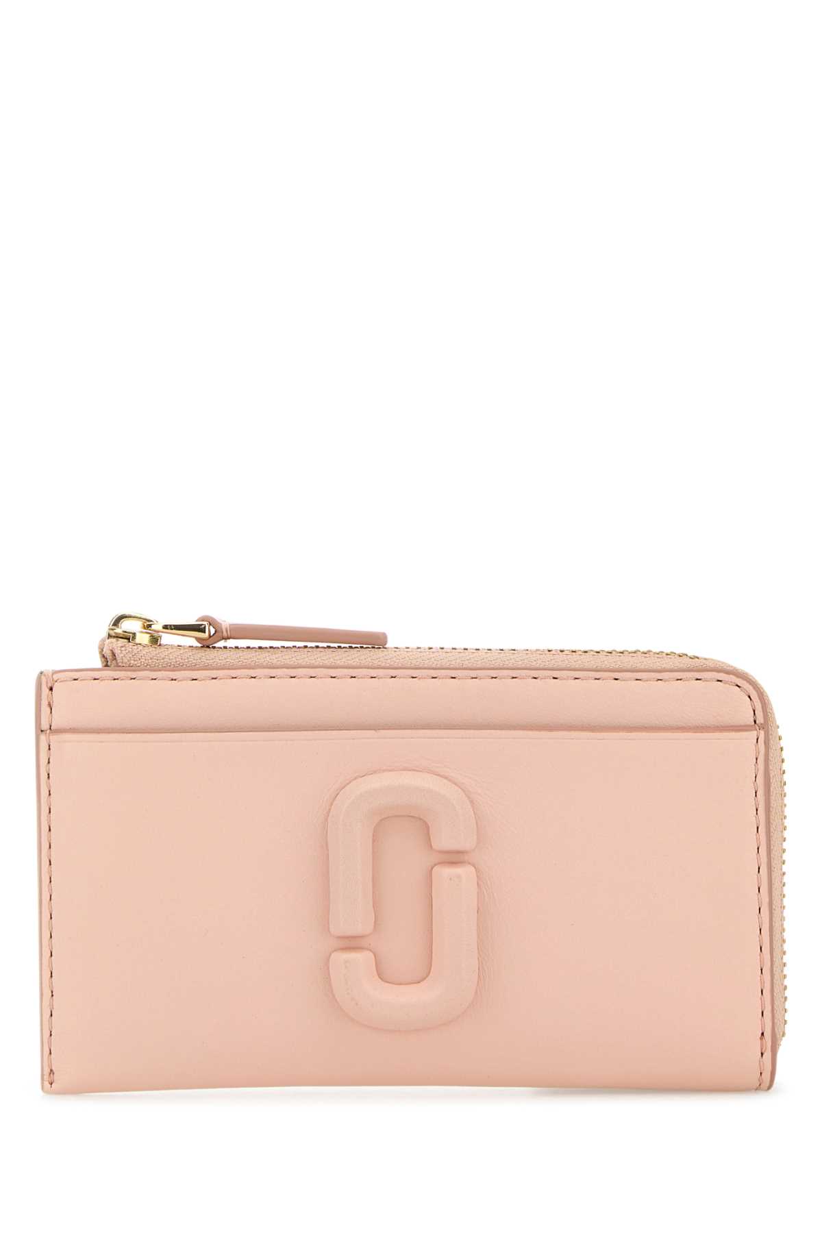 Pastel Pink Leather Card Holder