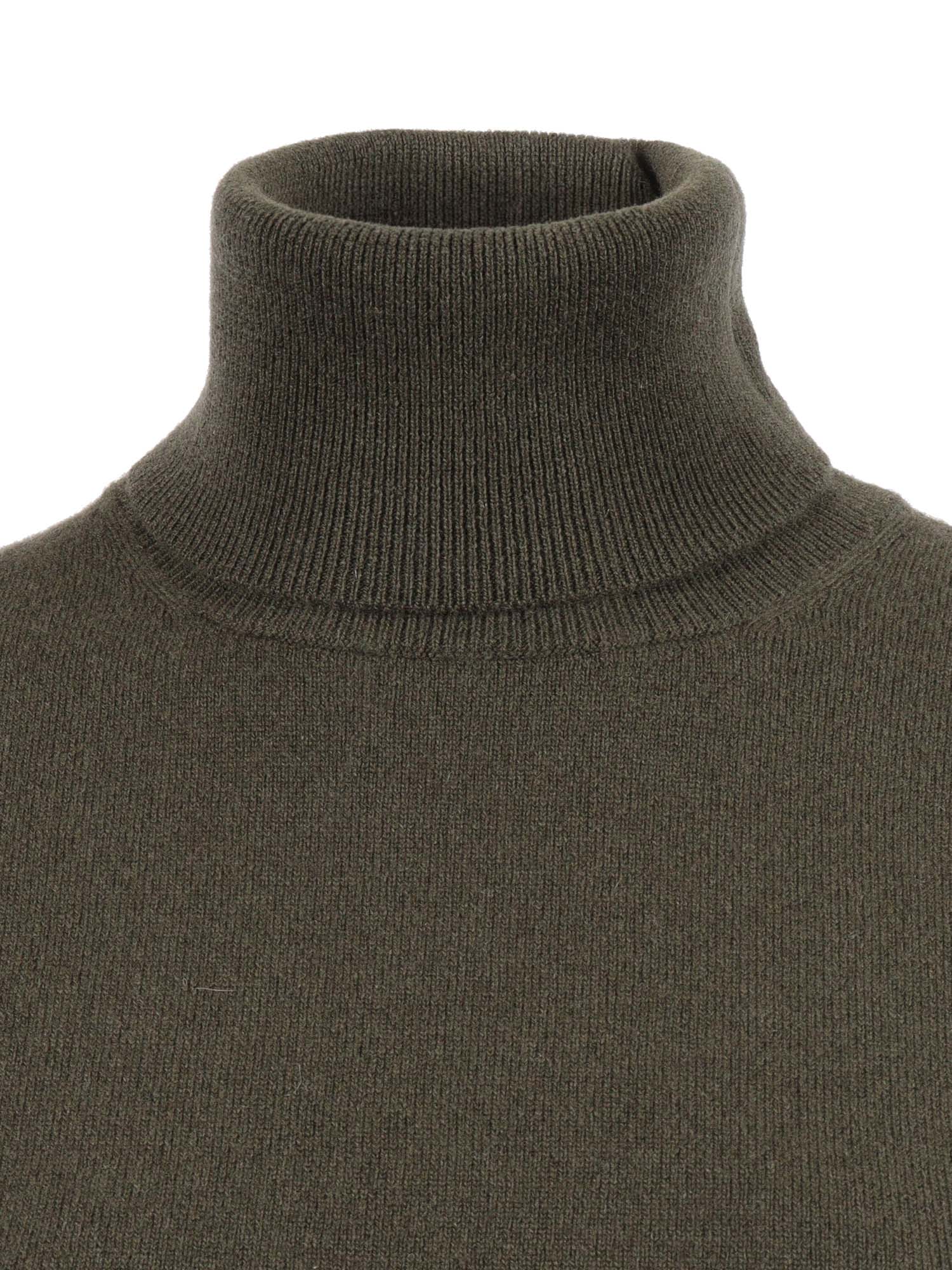 Kangra Cashmere Seamless Regular Fit Turtleneck Sweater In Multi