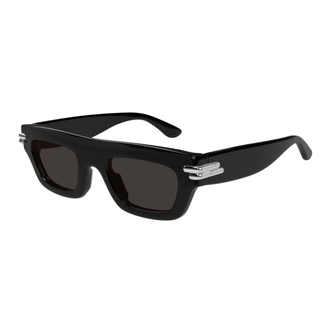Bottega Veneta Bv1321s-001 Black-black-grey In Black-black-grey