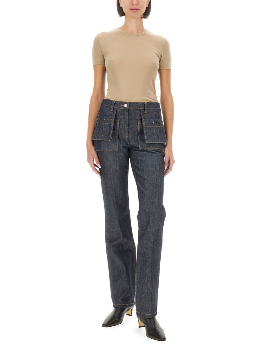 Helmut Lang Short-sleeve T-shirt In Brown