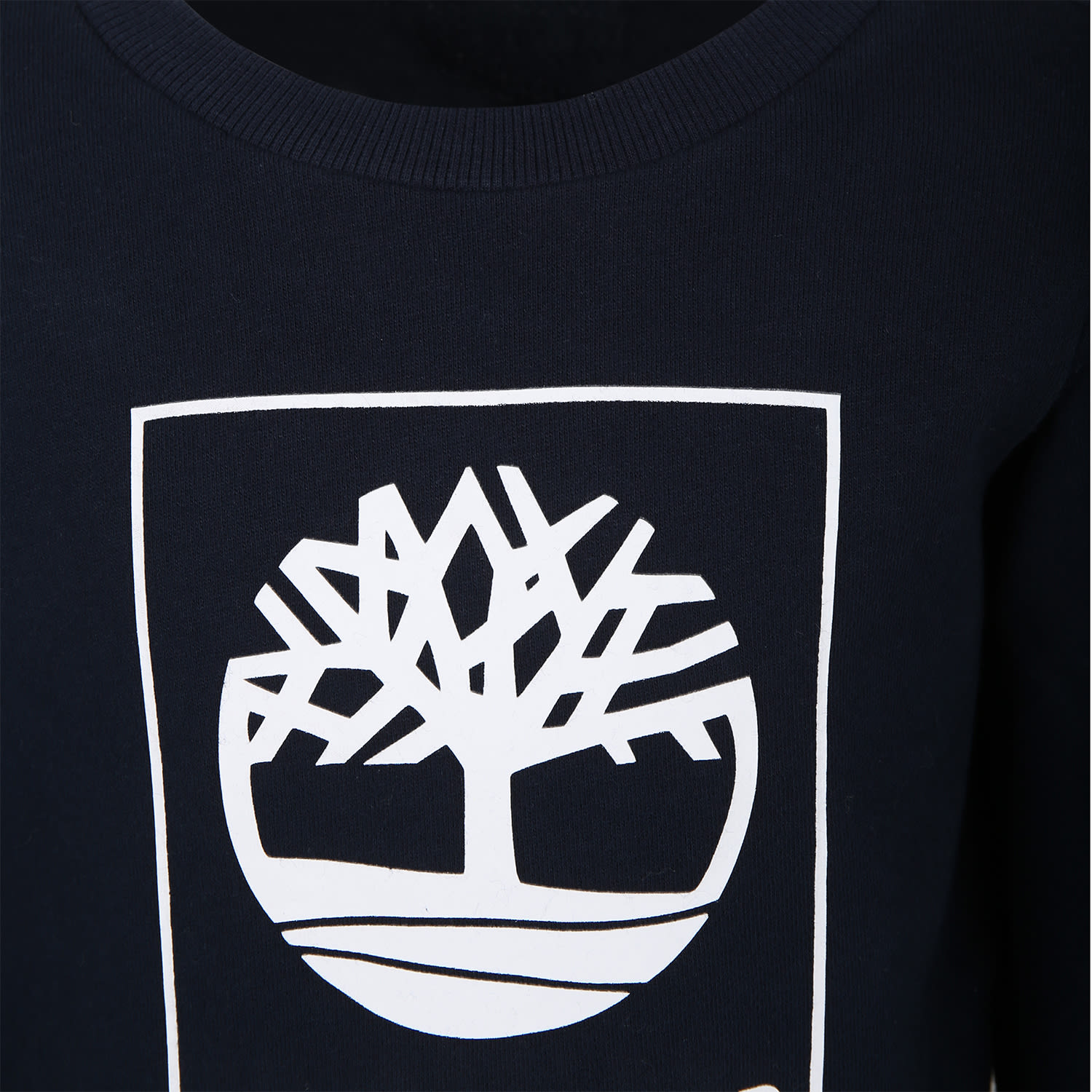 Shop Timberland Blue Sweatshirt For Boy With Logo