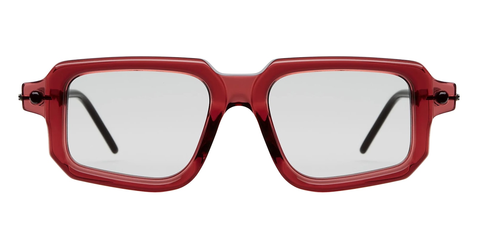 Kuboraum Mask P23 Bx - Bordeaux Sunglasses In Red