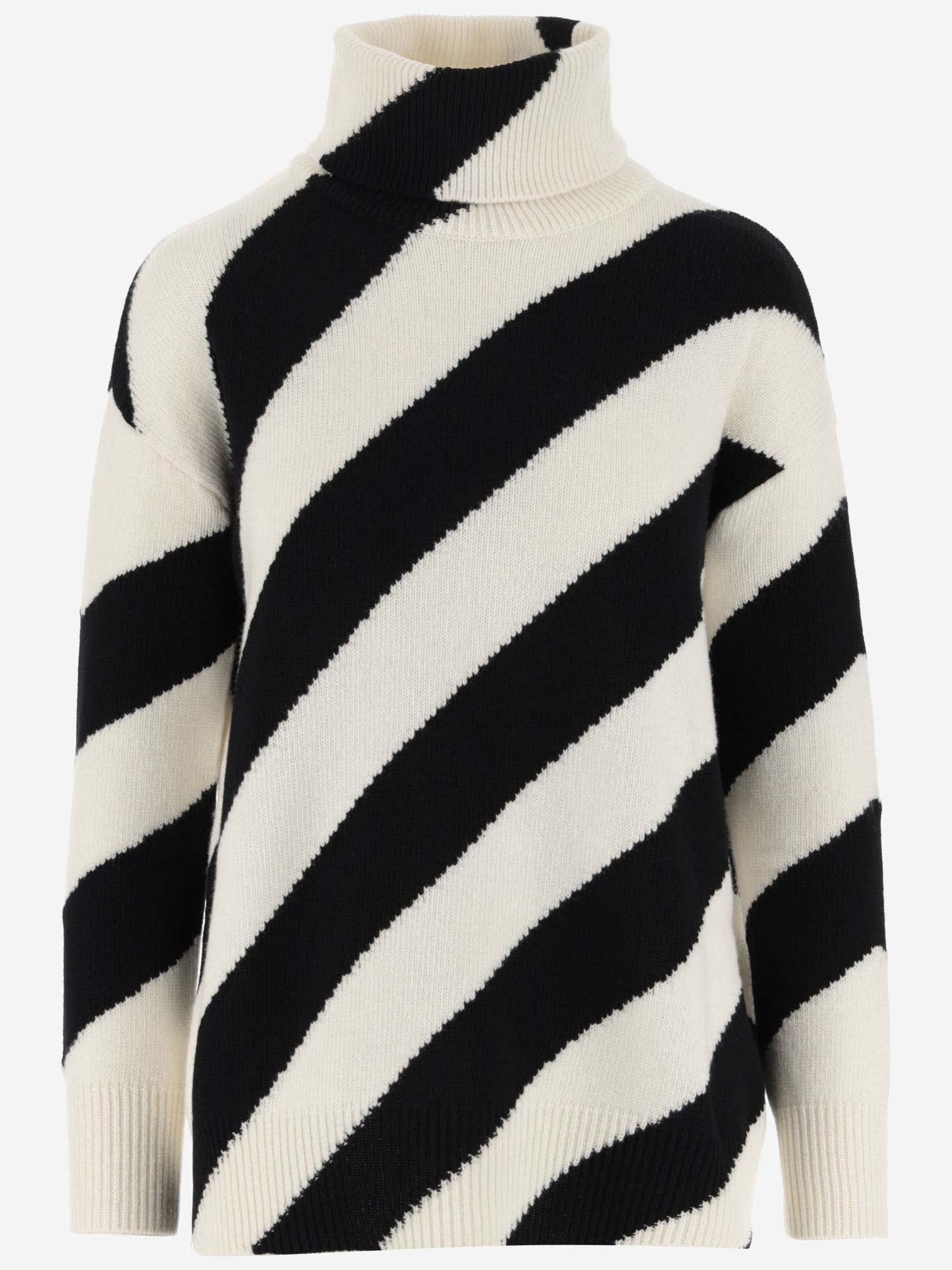 Wool Sweater With Striped Pattern