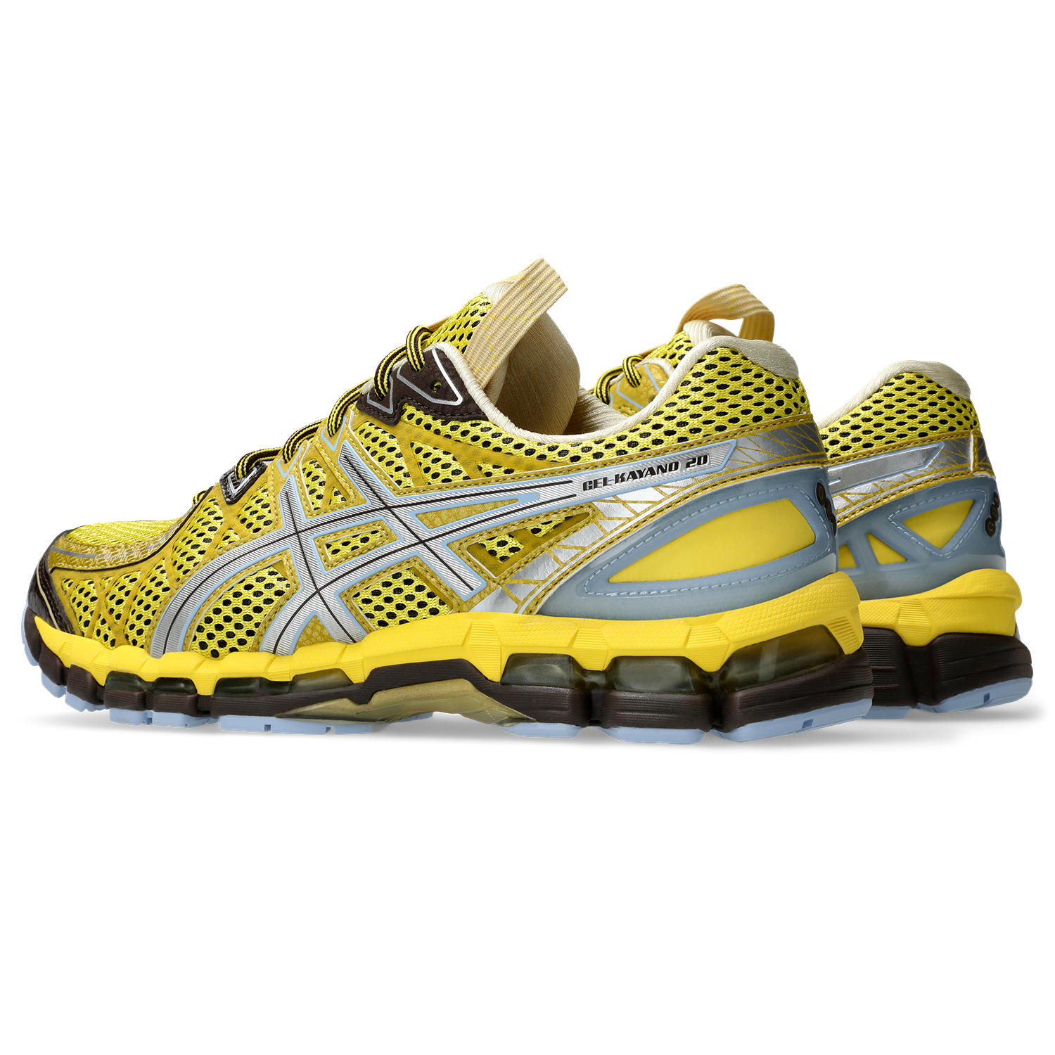 Shop Asics Ub9-s Gel-kayano 20 In Vibrant Yellow Pure Silver