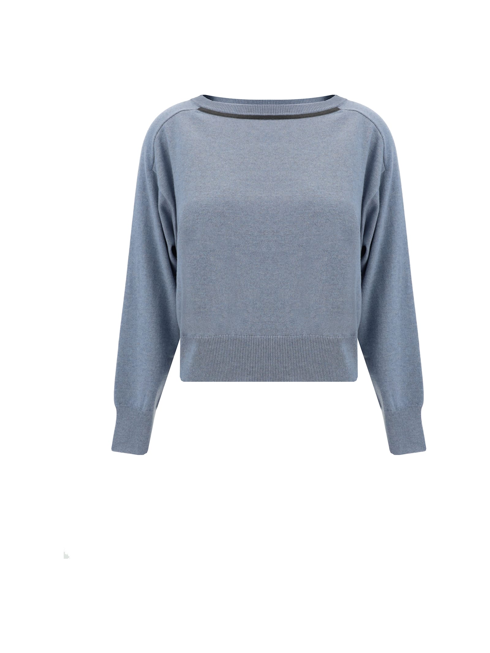 Shop Brunello Cucinelli Sweater In Artico