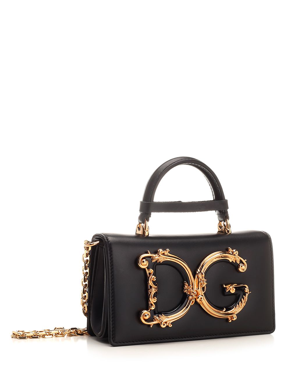 Shop Dolce & Gabbana Dg Girls Mini Bag In Black