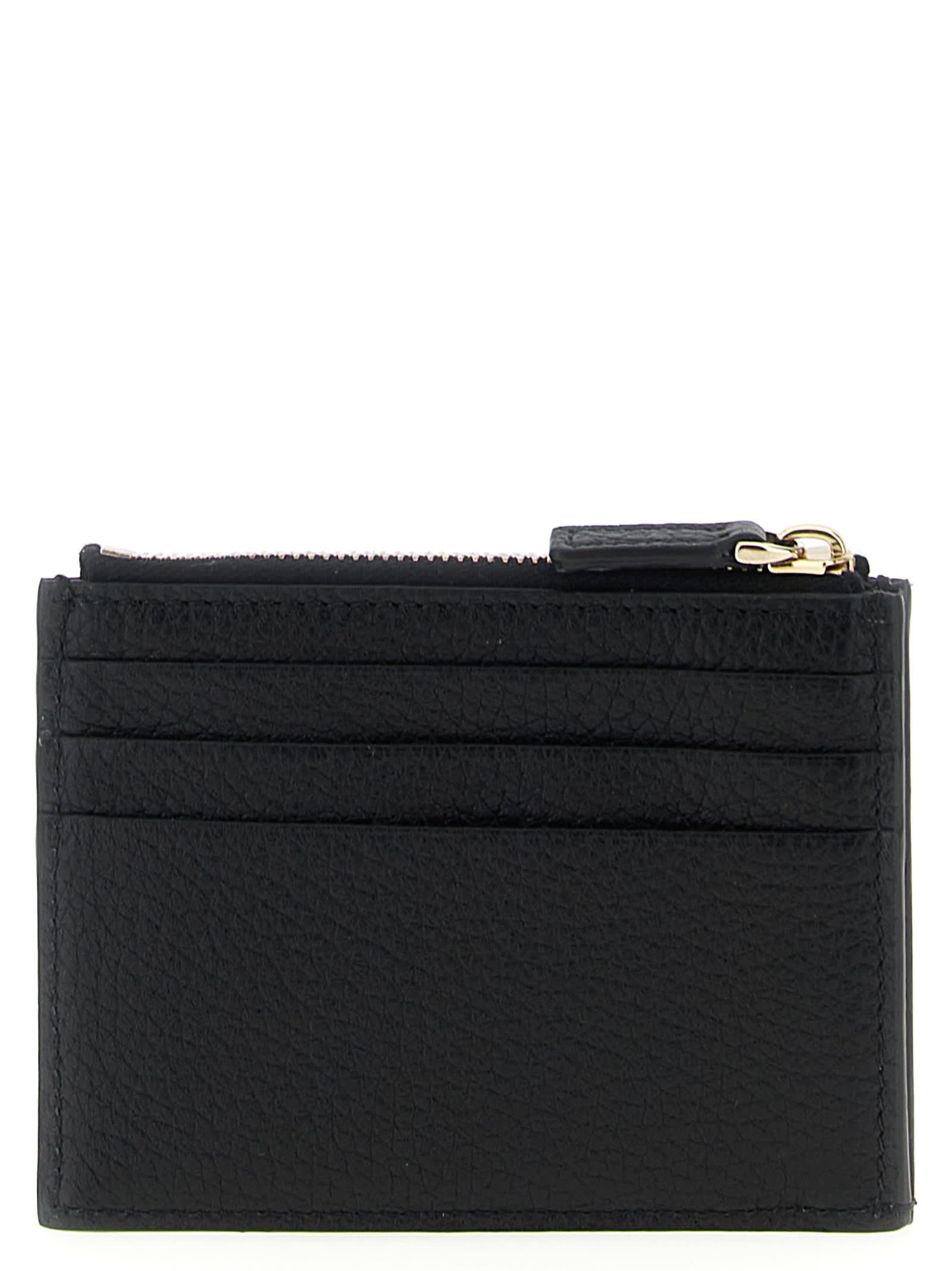 Valentino Garavani Rockstud Cardholder In Black