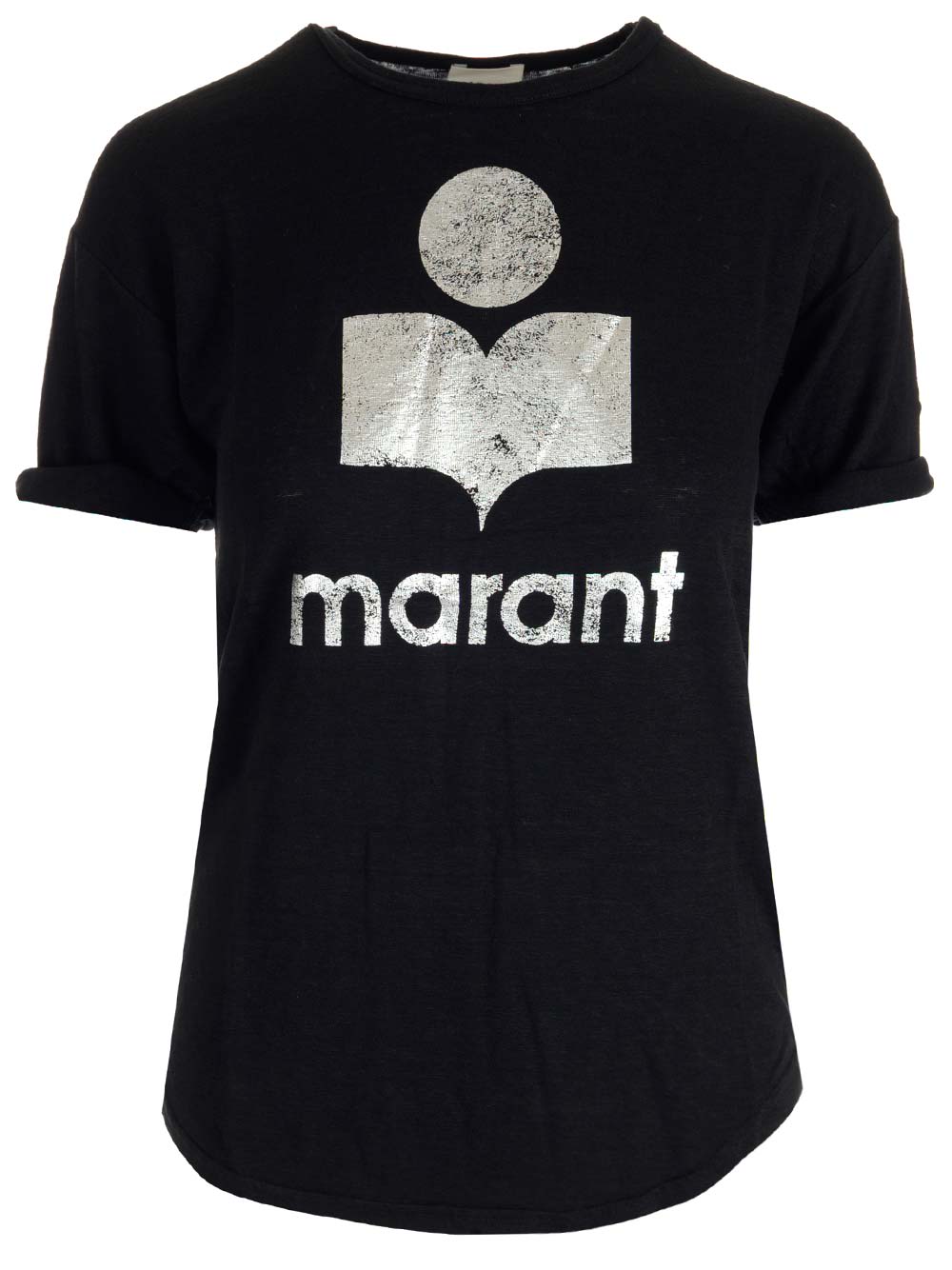 Shop Isabel Marant Koldi T-shirt In Black