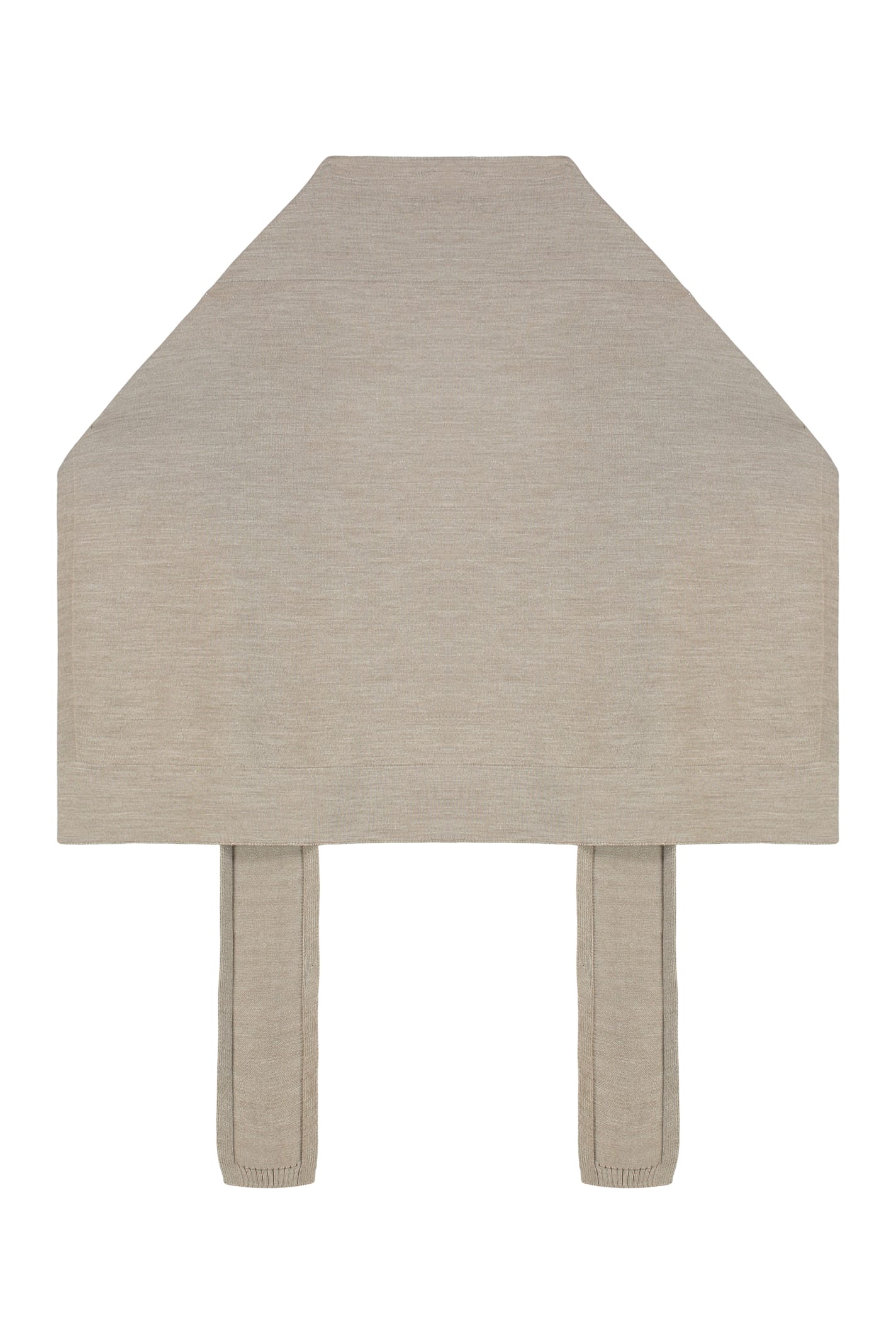 Lemaire Knitted Scarf Made Of Wool In Neutral