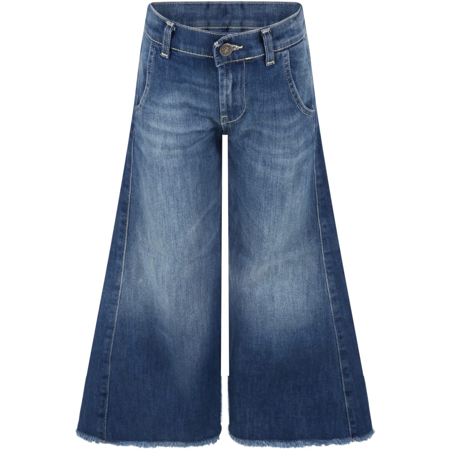 Dondup Light-blue flare Jeans For Girl