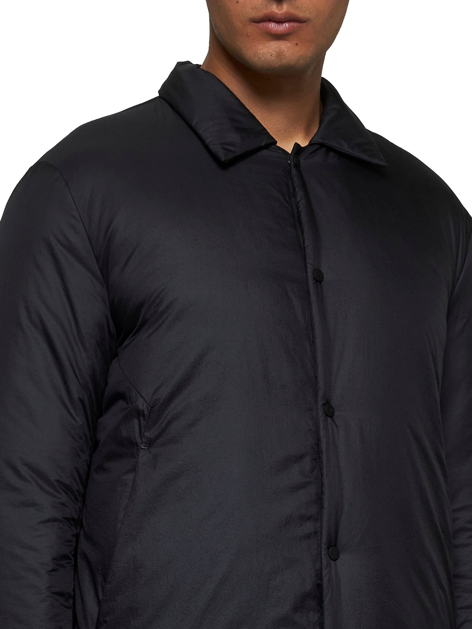 Shop Herno Down Jacket In Black