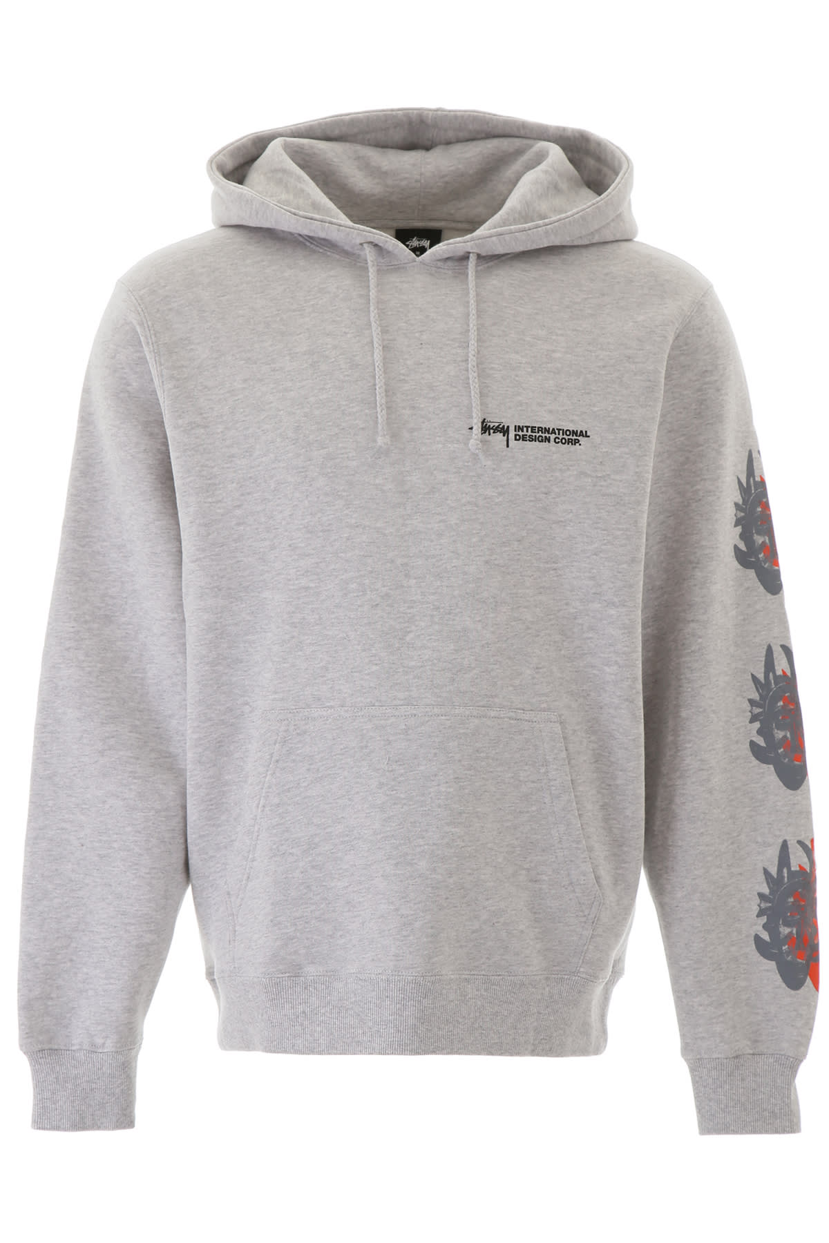 Stussy Stussy Mask Print Hoodie - ASH HEATHER (Grey) - 11088055 | italist