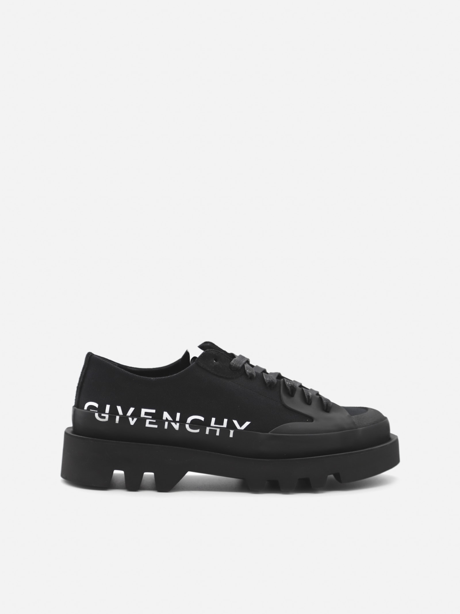 Givenchy Clapham Sneakers In Cotton Canvas