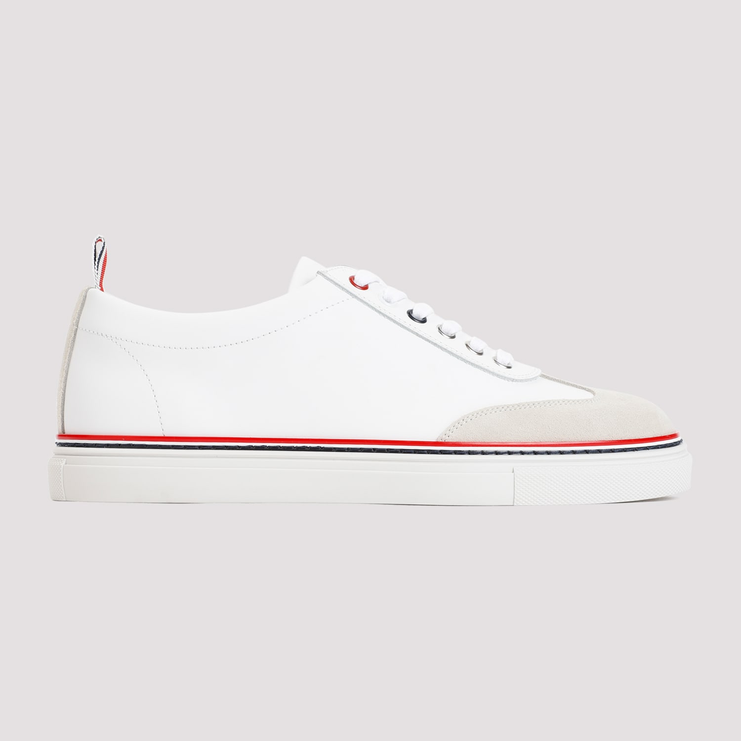 Shop Thom Browne Lo-top Trainer In White