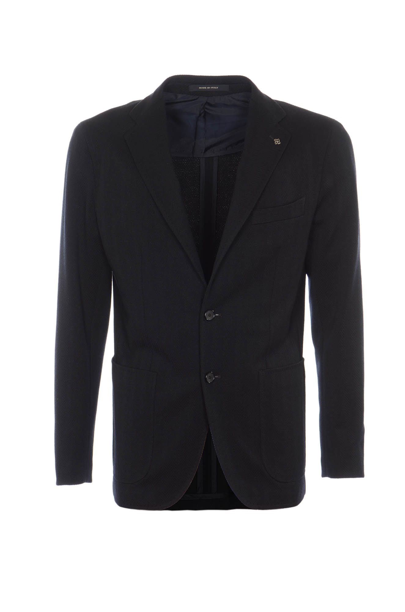 Tagliatore Two Buttoned Patched Pocket Blazer