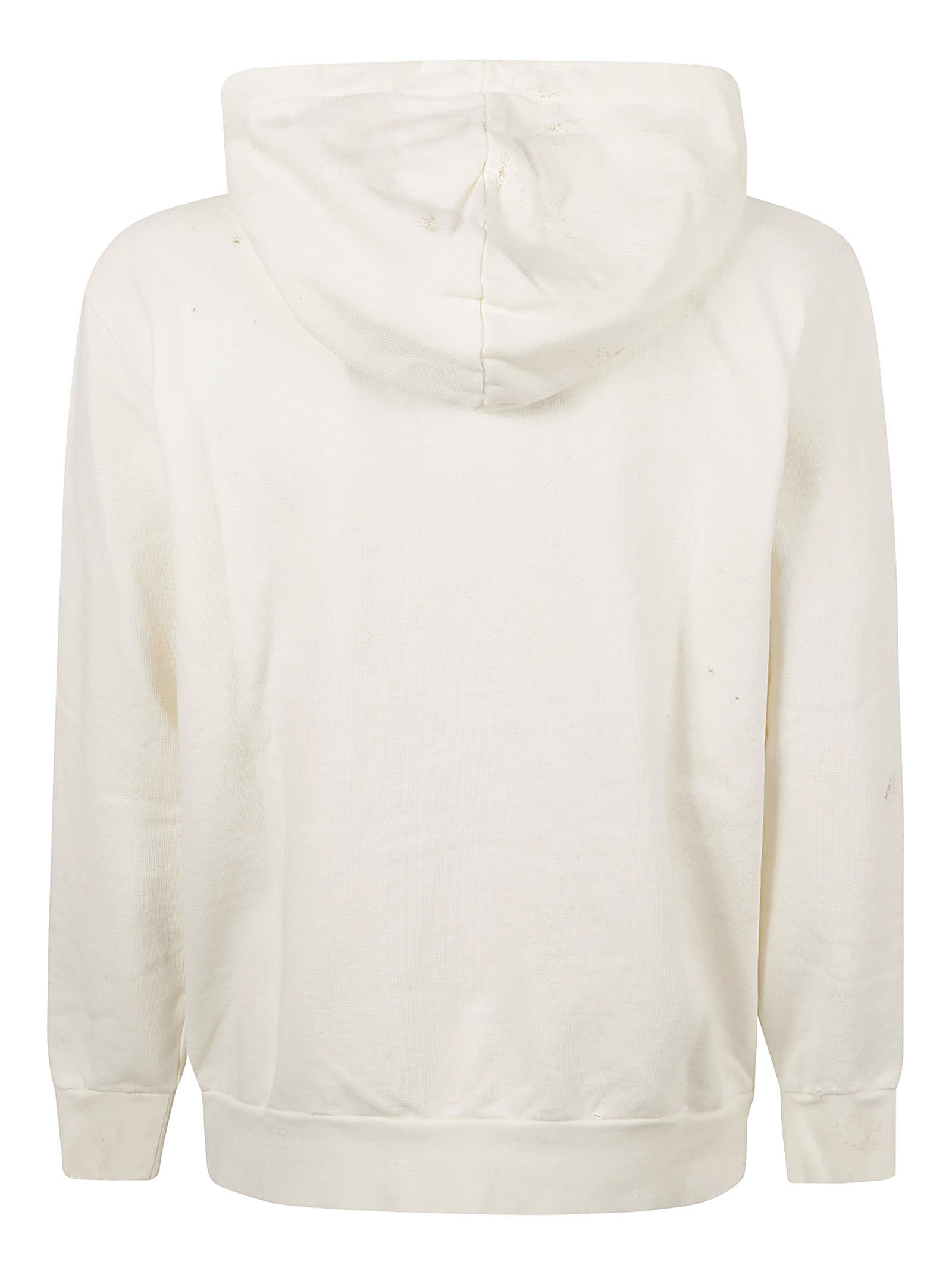 Shop Palm Angels Dice Game Hoodie In Off White/multicolor