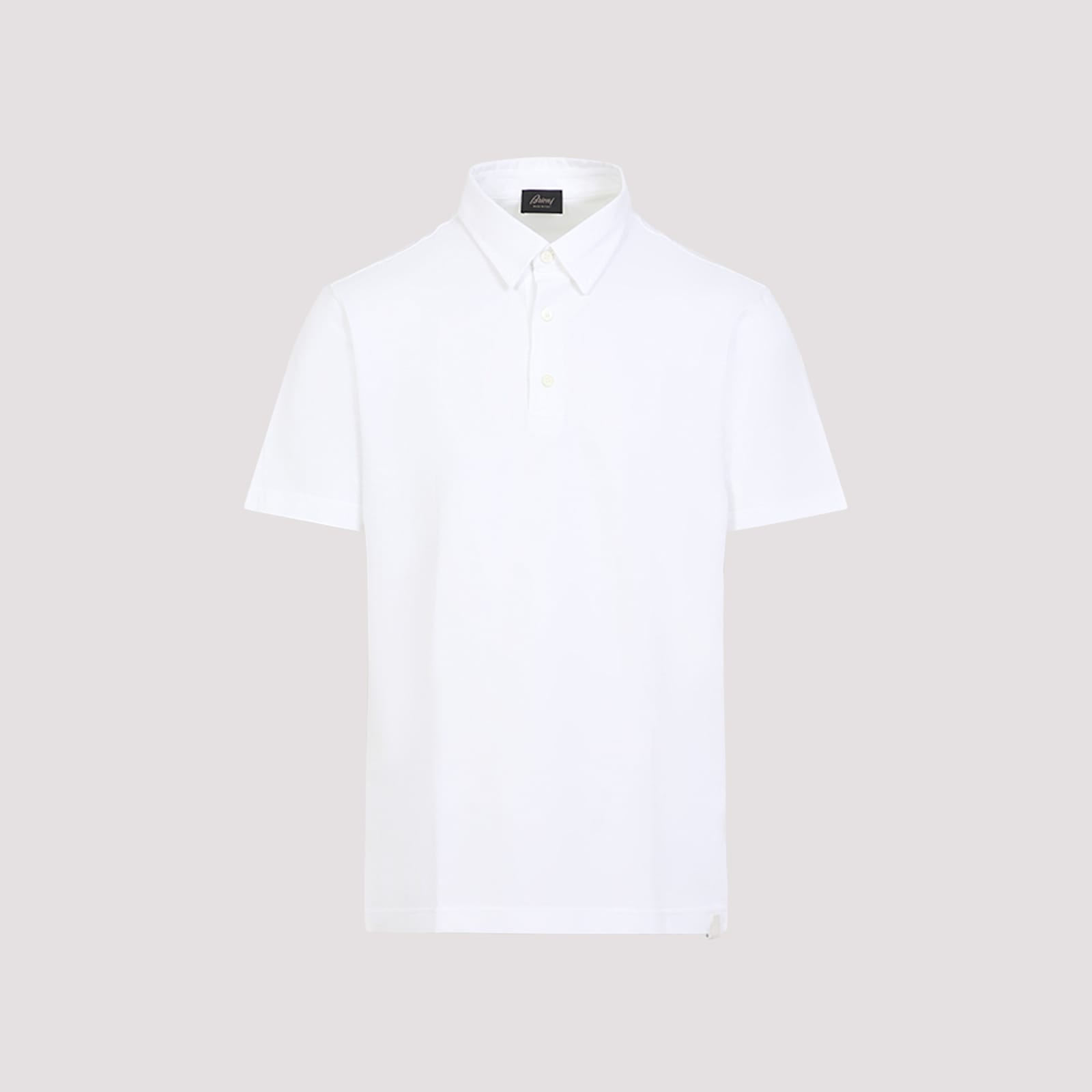 Brioni Ss Polo In White