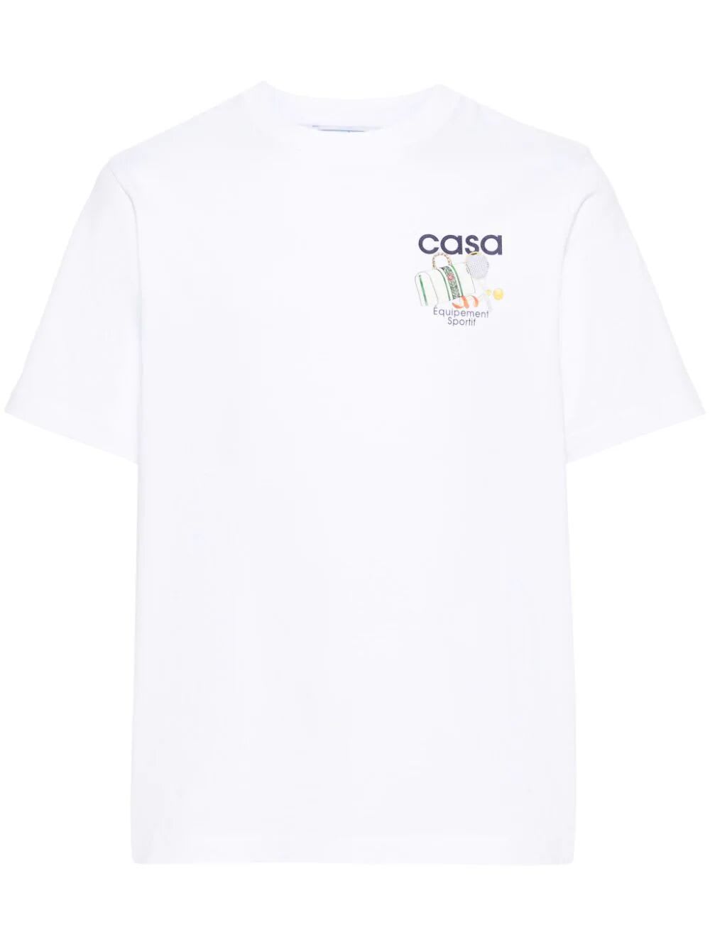 Shop Casablanca Equipment Sportif Printed Unisex T-shirt