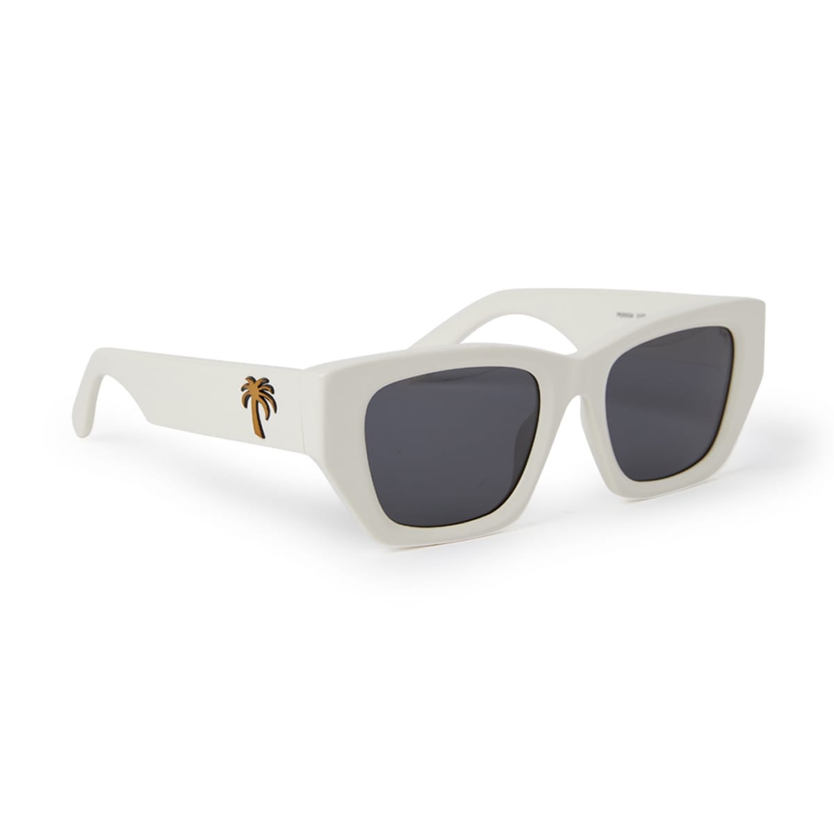 Shop Palm Angels Hinkley White Sunglasses In Bianco