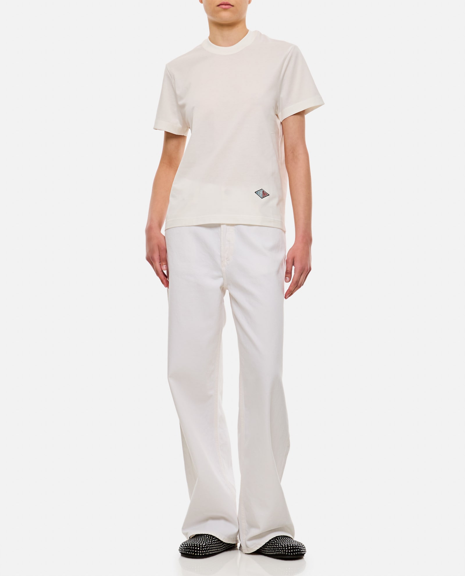 Shop Bottega Veneta Light Cotton Jersey T-shirt In White