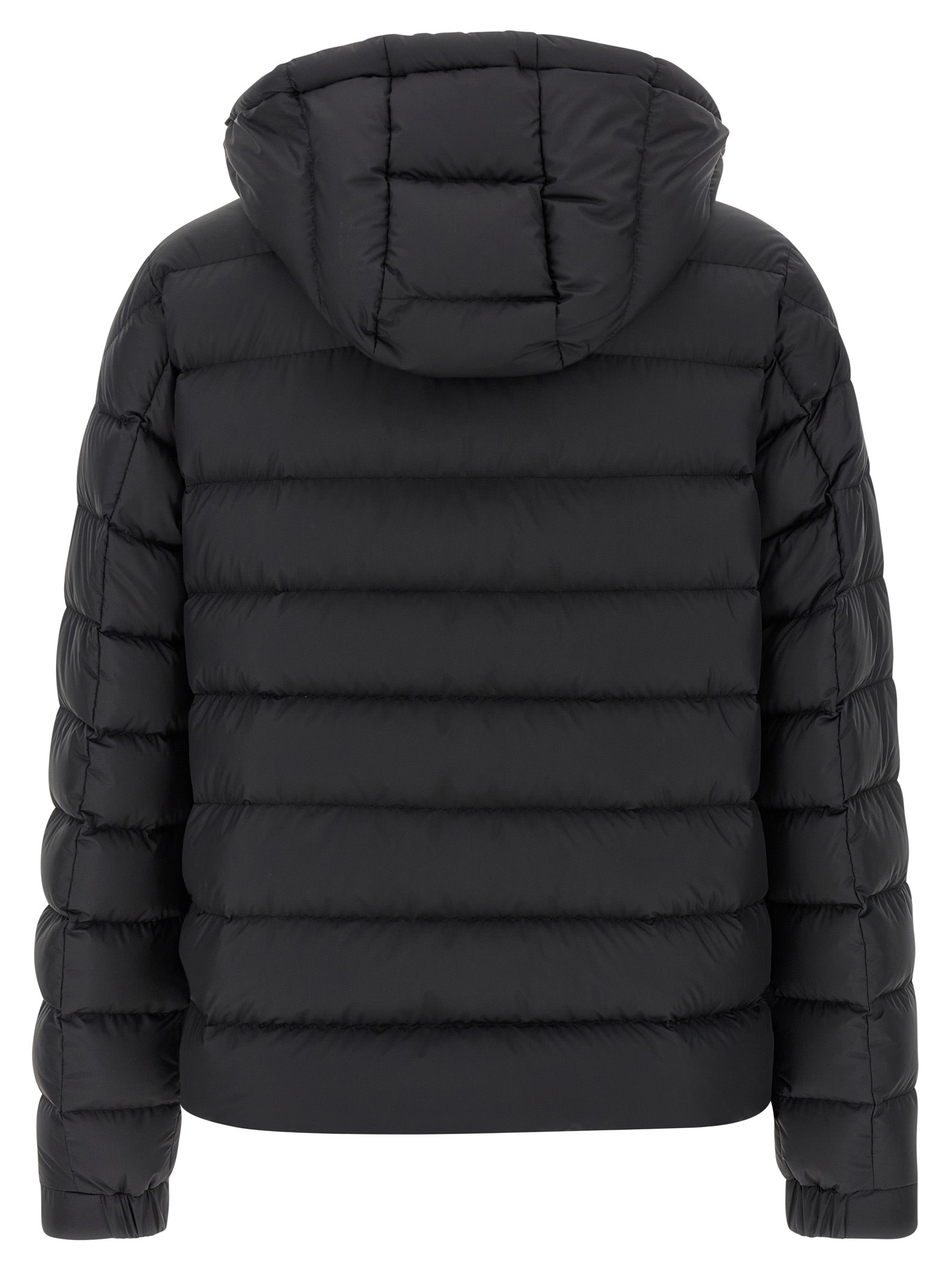Moncler Arneb Lightweight Micro Chic Down Jacket In Black