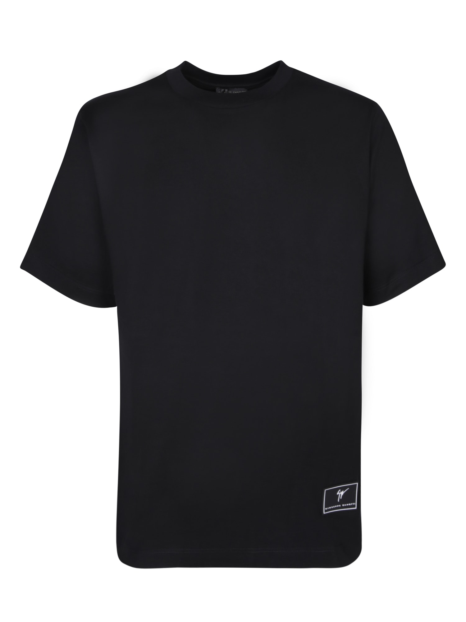 Shop Giuseppe Zanotti Lr-58 Black T-shirt