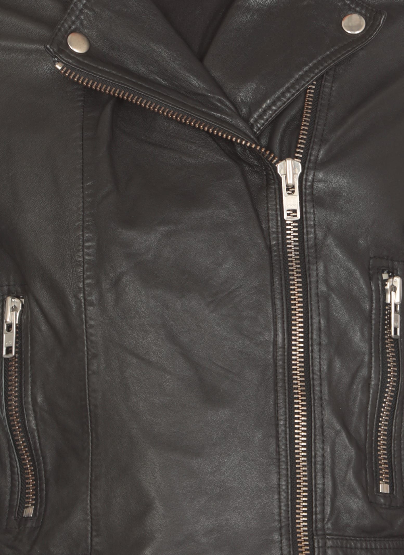 Shop Bully Leather Jacket In Black