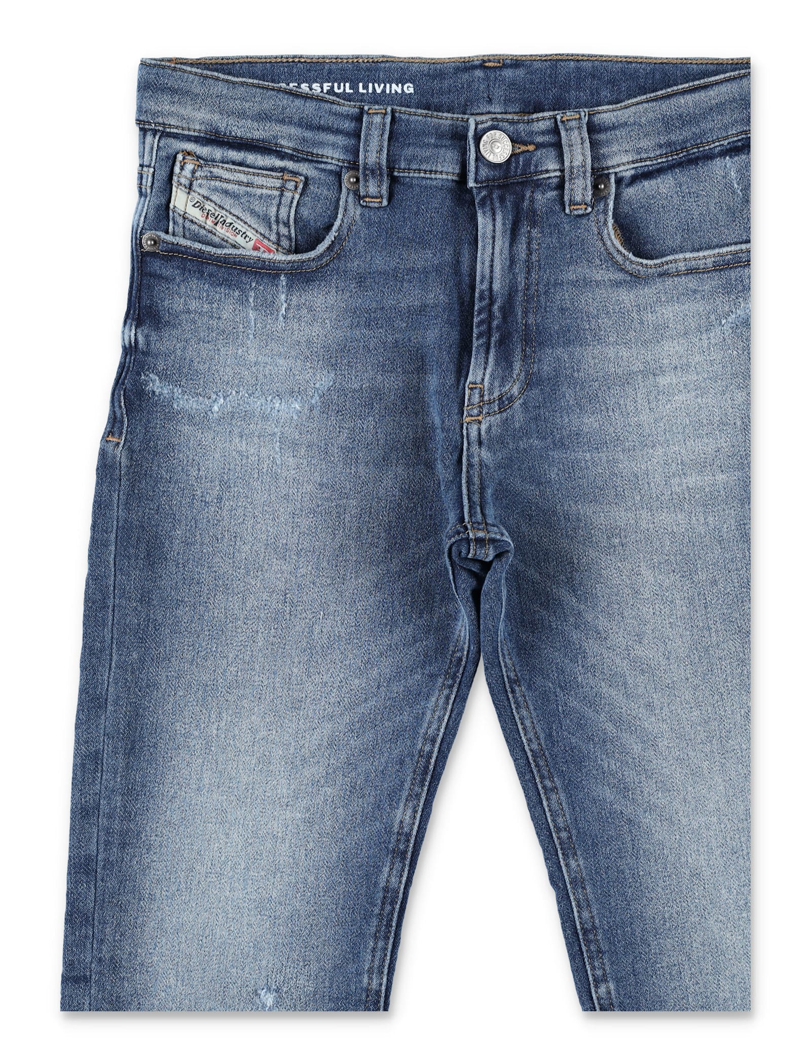 Diesel Kid - D-lucas-j Regular Fit Jeans In Blue