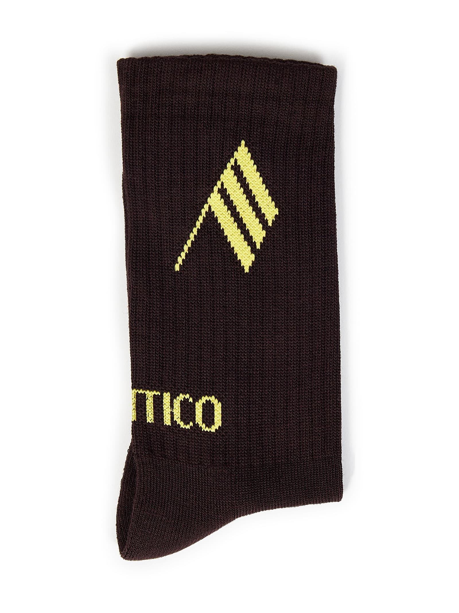 Shop Attico Socks In Brown
