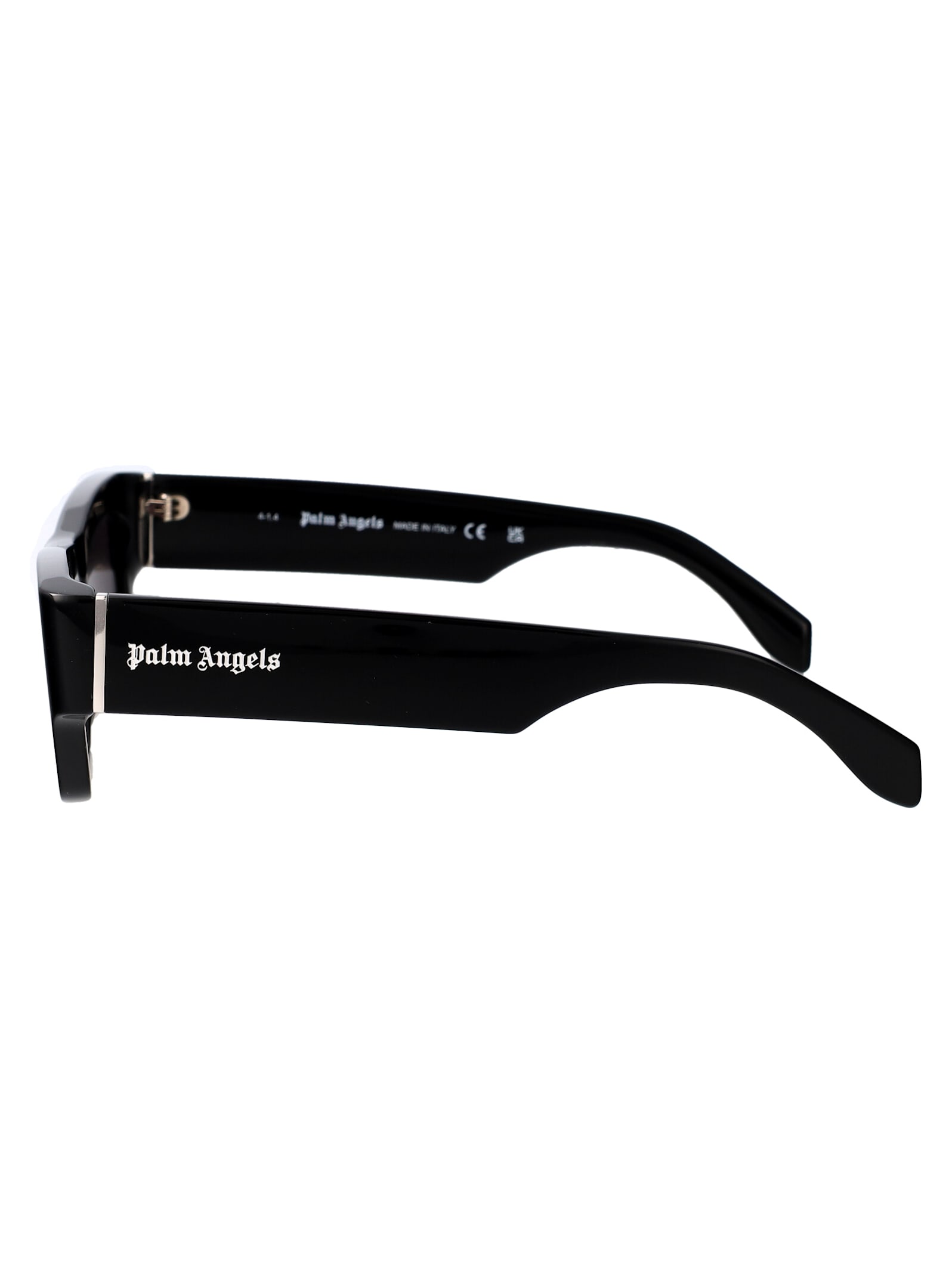 Shop Palm Angels Auberry Sunglasses In 1007 Black