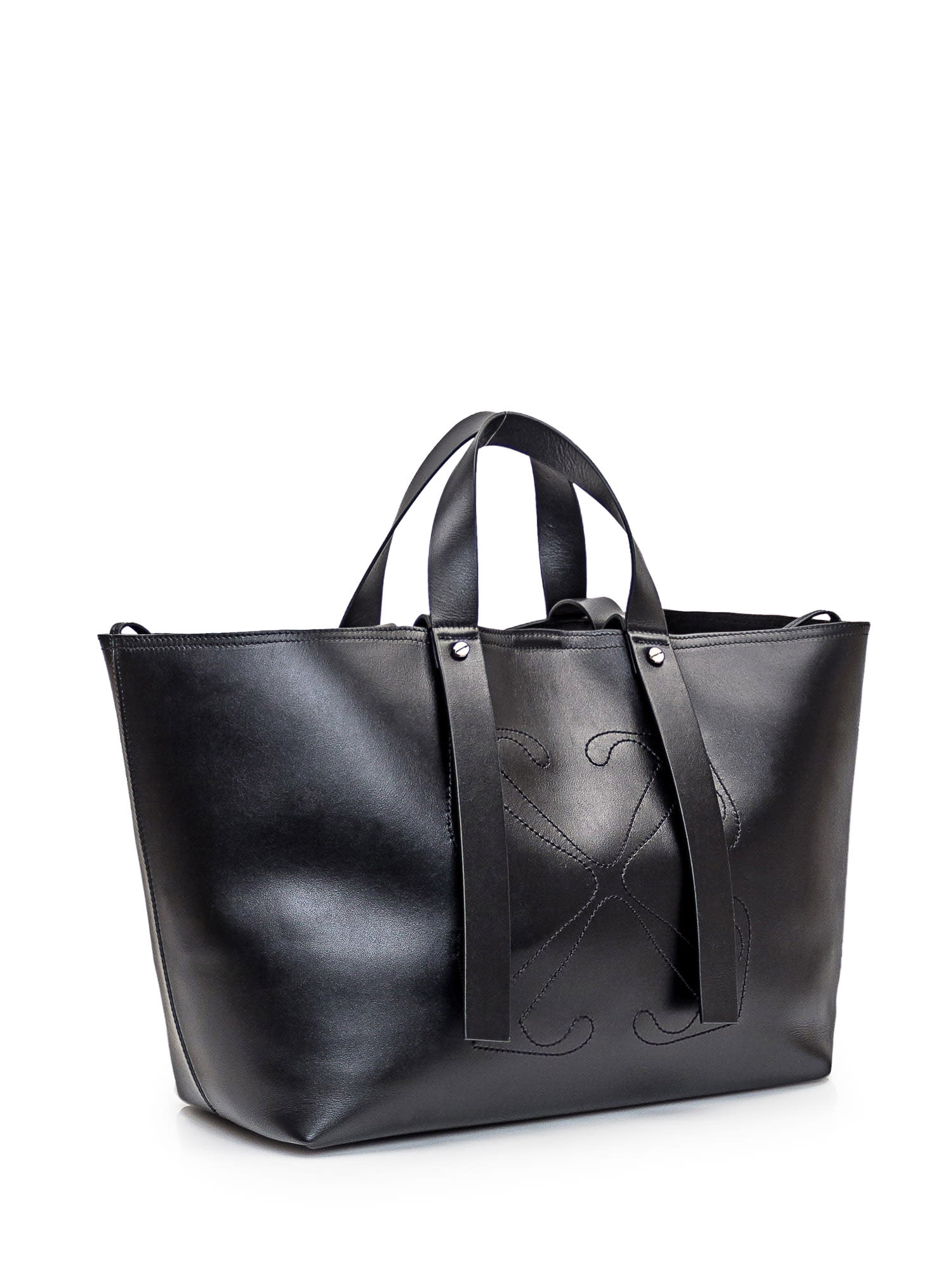 Shop Off-white Tote Day Off Bag In Black